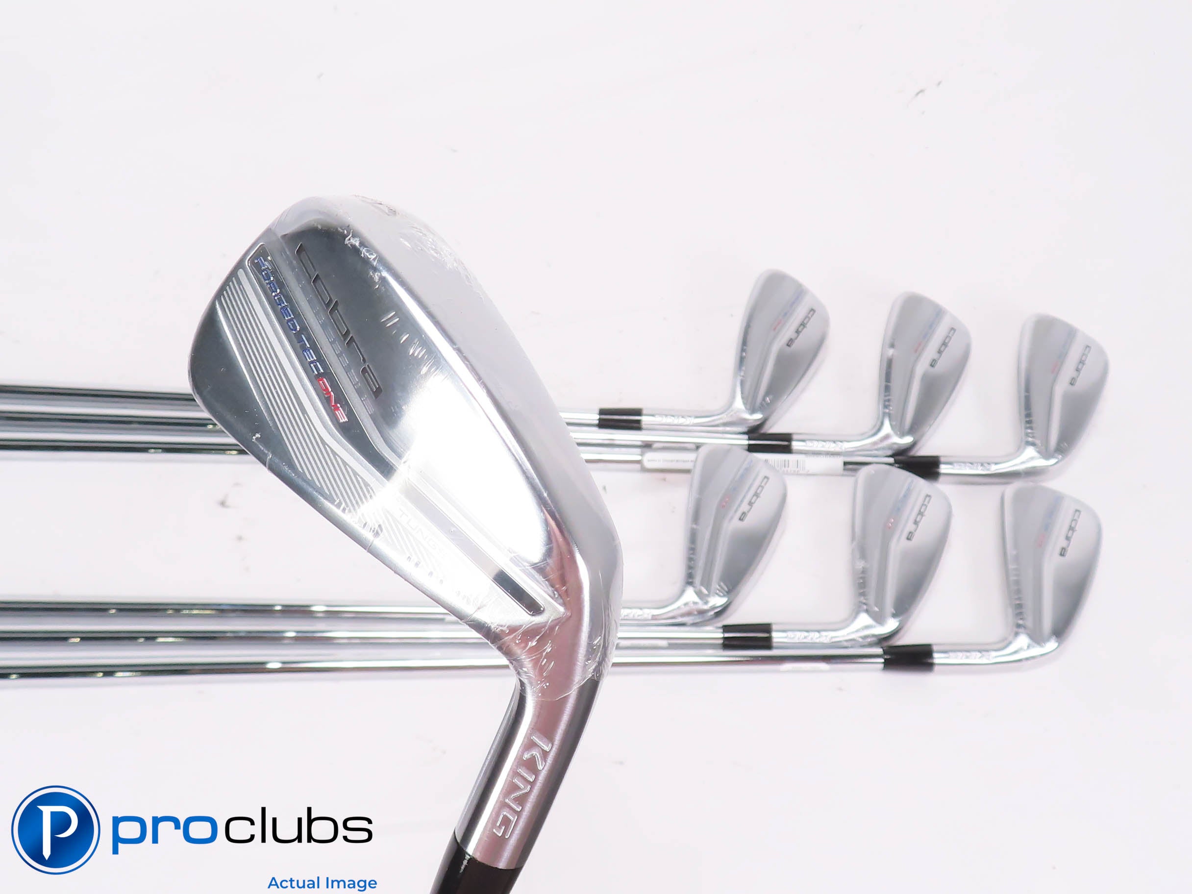 NEW Cobra '23 KING Forged Tec ONE Length 4-PW IRON SET - KBS Stiff Flex 454489