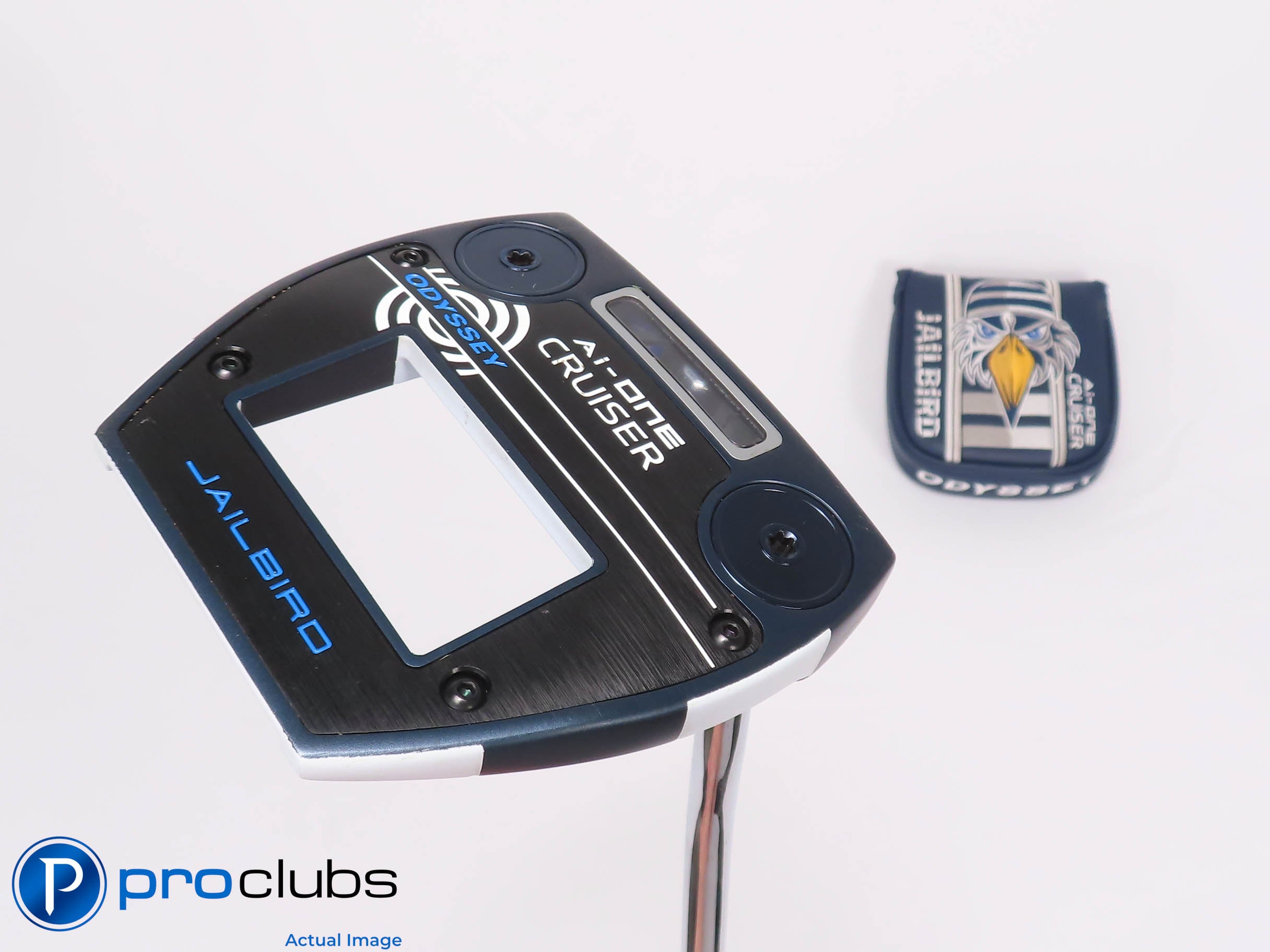 Odyssey Ai-One Cruiser Jailbird 38" Putter w/ BGT Stability w/ Cover #454838