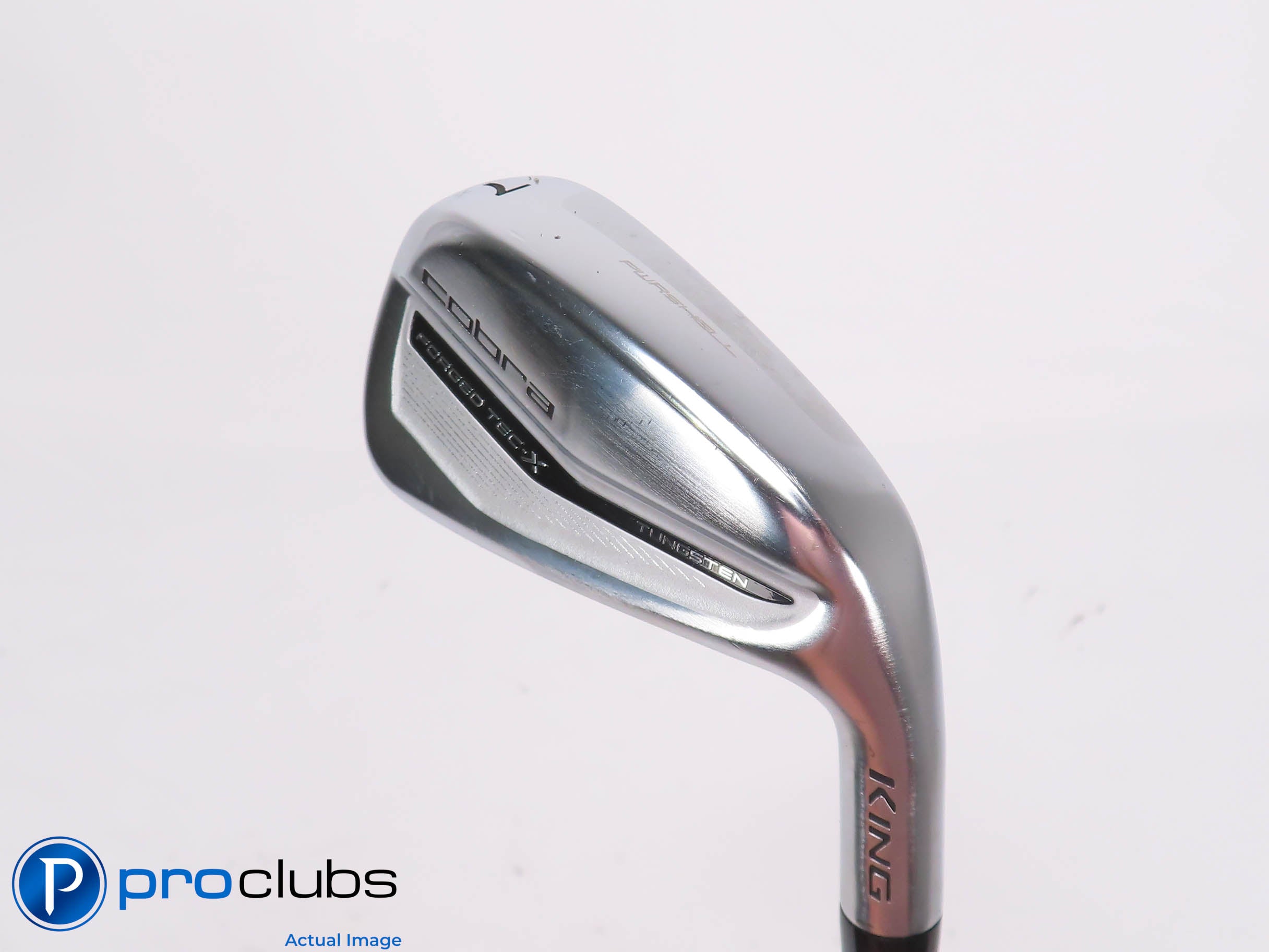 Mint! Cobra King Forged Tec-X Chrome 7 Iron - KBS Tour Lite Regular Flex #454388