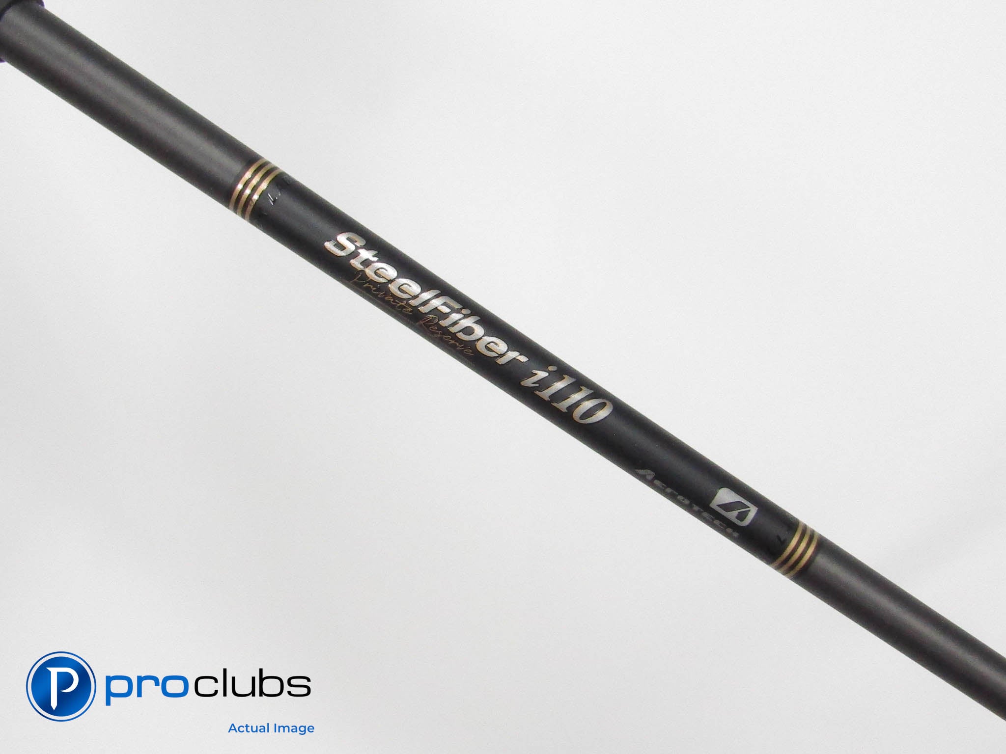 Aerotech SteelFiber i110 Private Reserve Stiff Flex Iron Shaft .370" Tip #442943