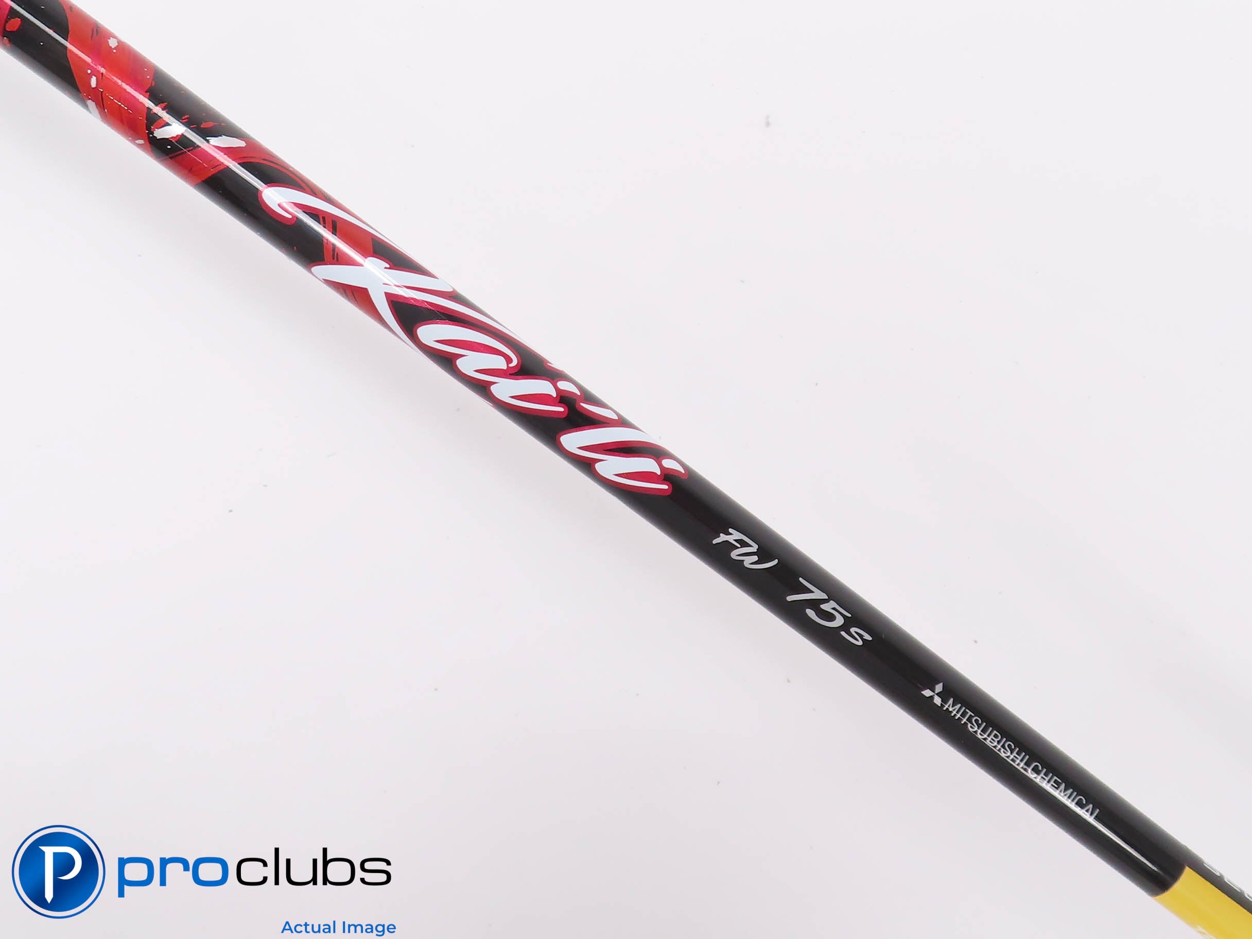 Mitsubishi Kai'li Red FW 75g Stiff Flex Fairway Shaft w/ TaylorMade Tip #453594