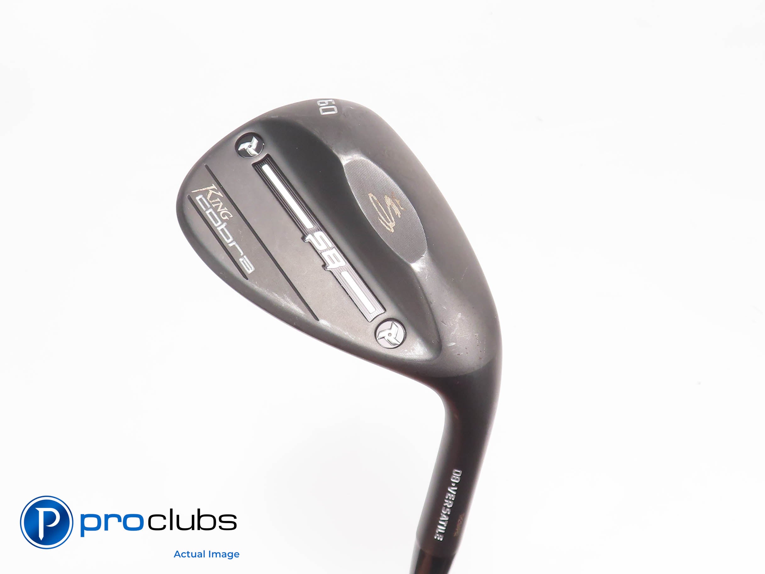 Nice Cobra '23 SB Black 60*(8*) WEDGE V-Grind - KBS 125 Stiff Flex Steel 454233