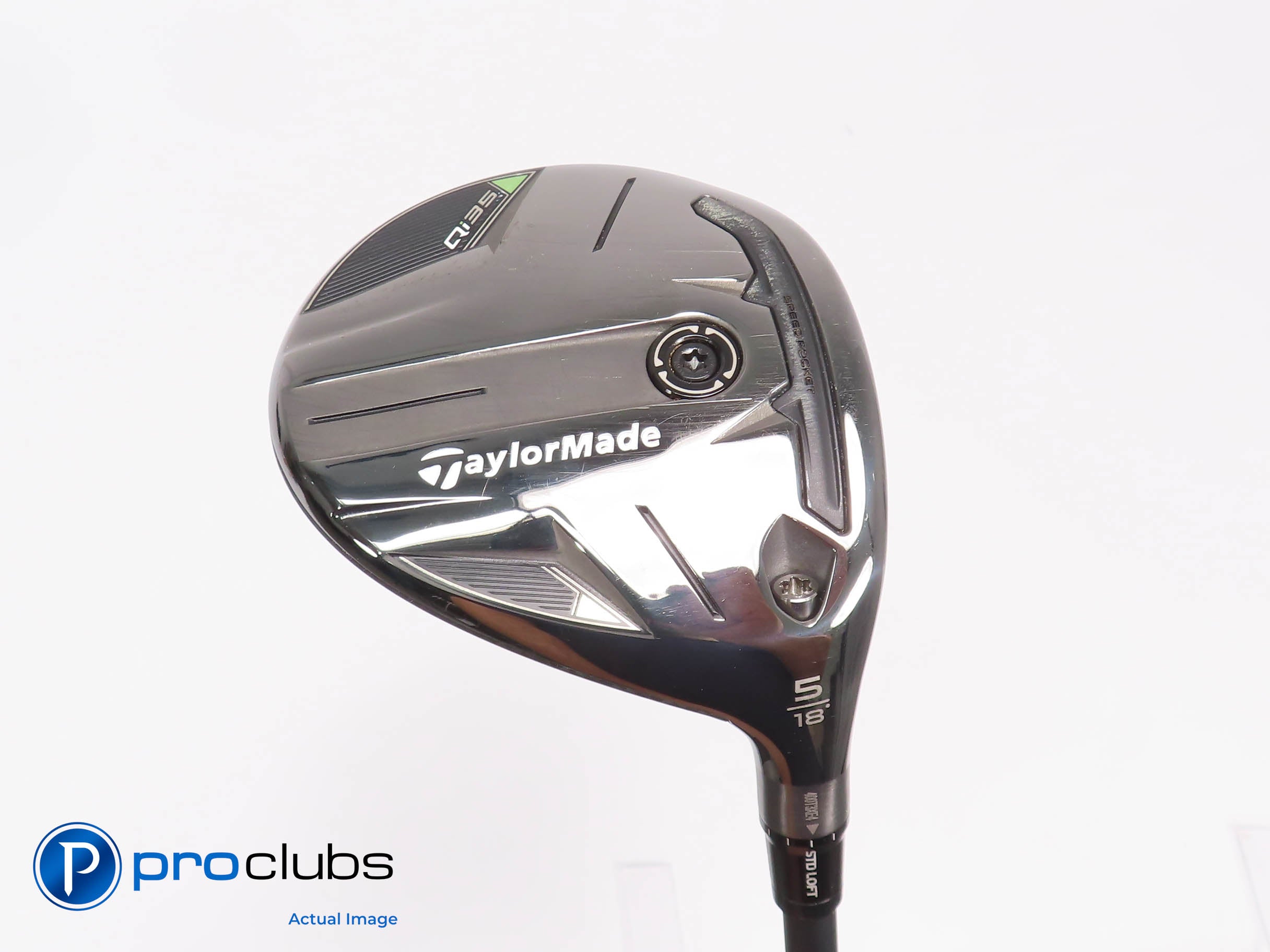 Nice TaylorMade Qi35 18* 5 WOOD - Kai'li Blue Dark Waves 75 Stiff Flex 454567