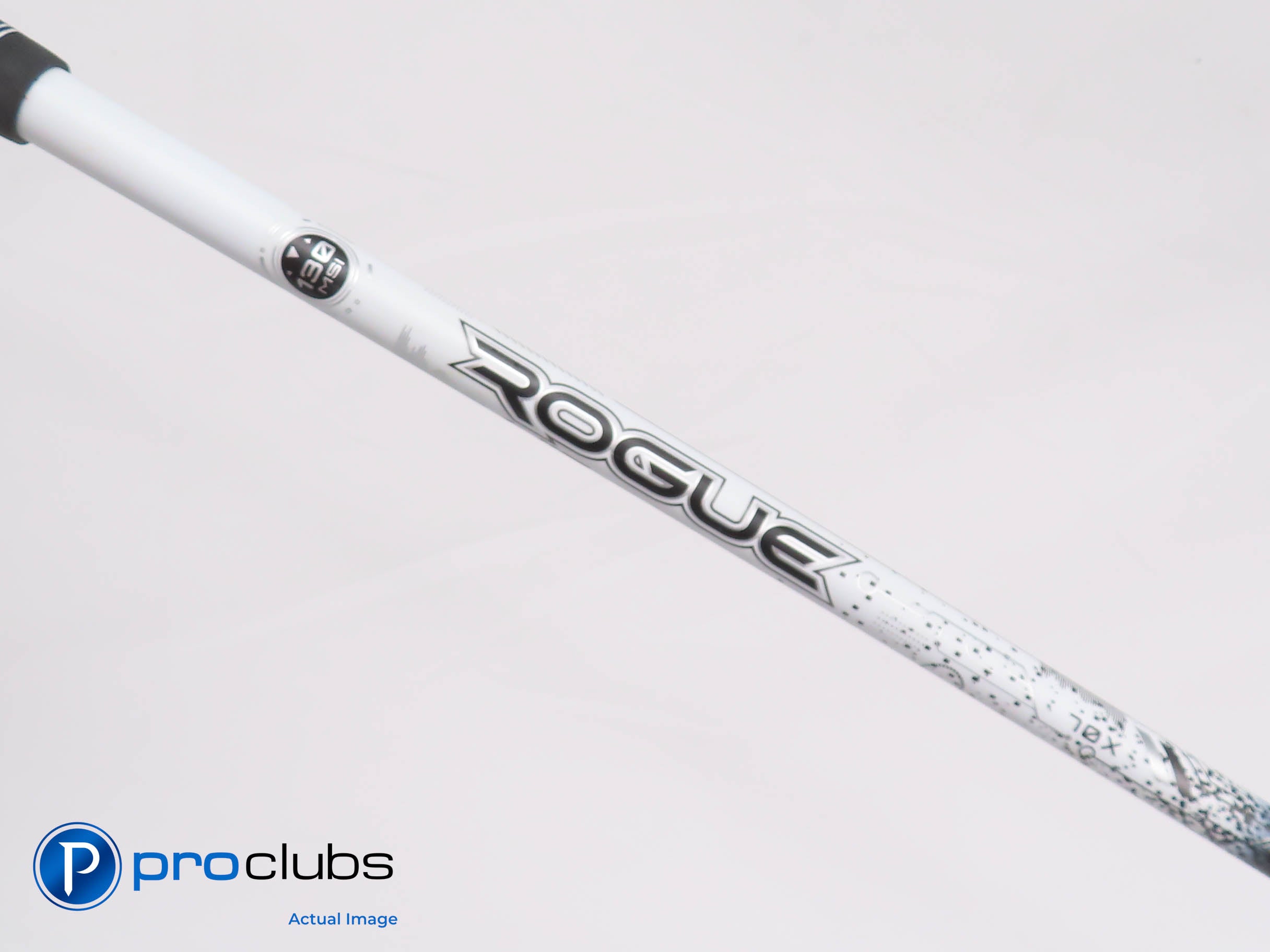 Aldila Rogue White 130 MSI 70 X-Flex Driver Shaft w/ Callaway Tip #453652