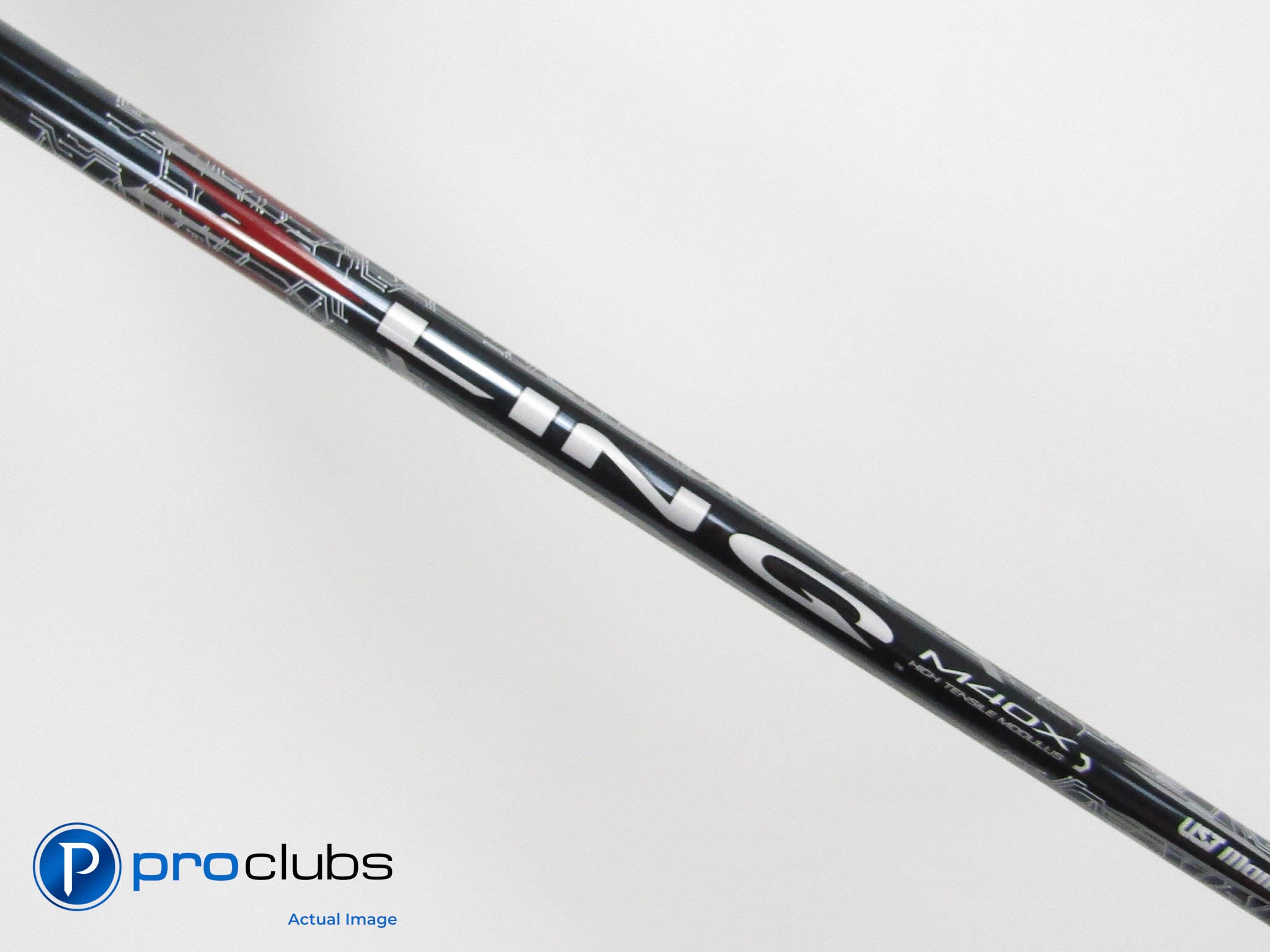 UST Mamiya LIN-Q M40X Red 5F4 Stiff Flex Driver Shaft w/ Wilson Tip #450496