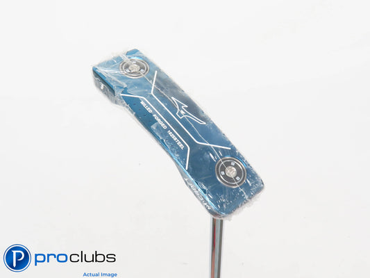 New! Mizuno M-Craft Type 1 Blue Ion 35" Putter - Lamkin Deep Etched - 412642