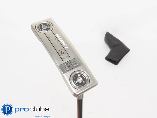 Nice! Mizuno M-Craft OMOI White Satin Type 02 35" Putter w/ HC - 412644