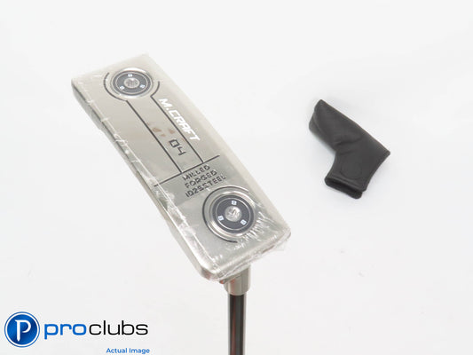 New! Mizuno M-Craft OMOI Type 4 White Satin 34" Putter w/ HC - 412637