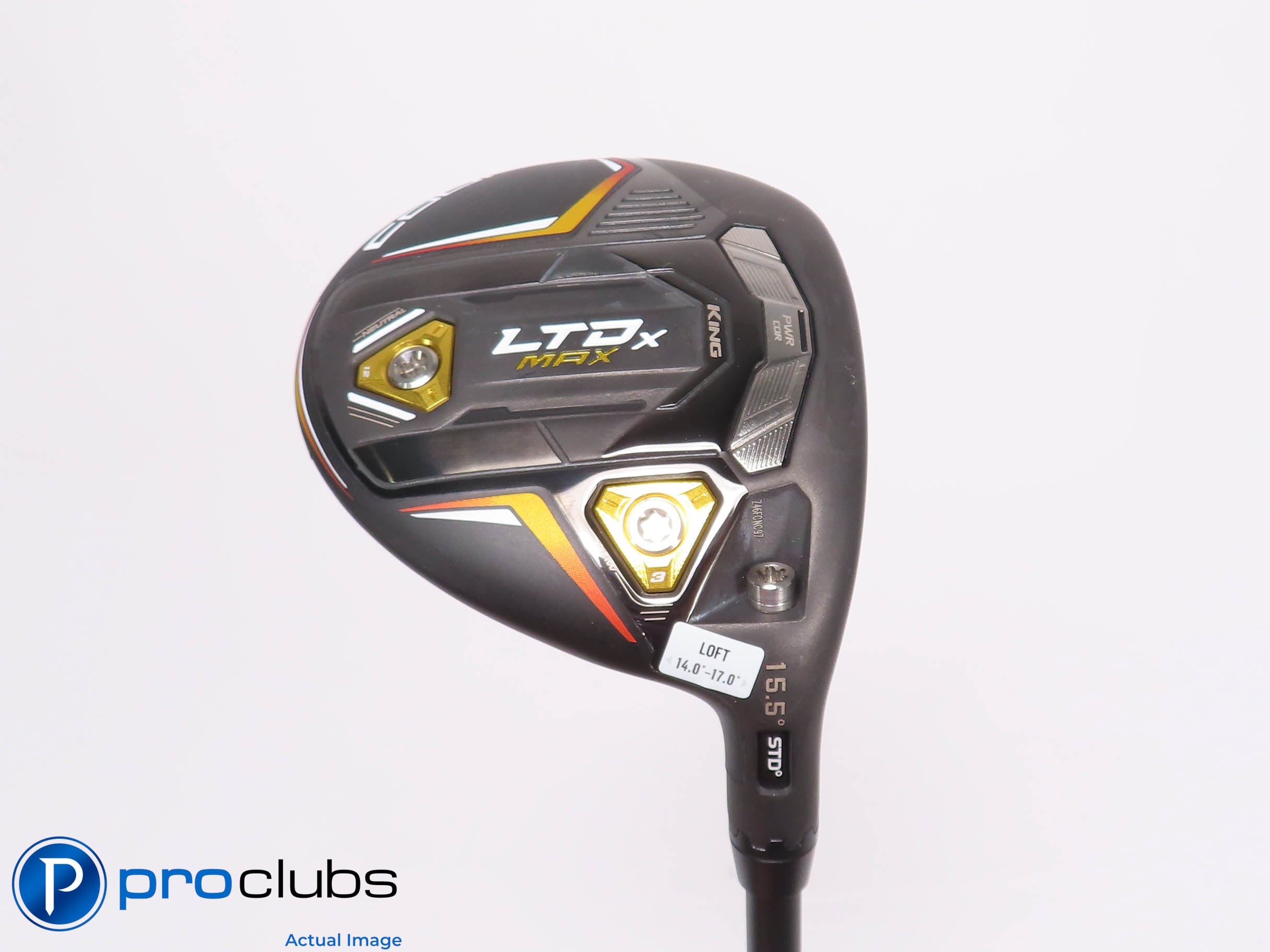 Nice Cobra KING LTDx MAX 15.5* 3 WOOD Blk/Gld - Helium 5F3 Regular Flex 453567