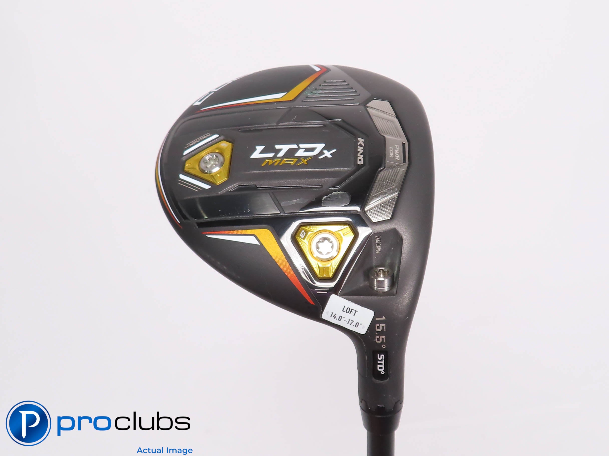 Nice Cobra KING LTDx MAX 15.5* 3 WOOD Blk/Gld - Helium 5F3 Regular Flex 453566
