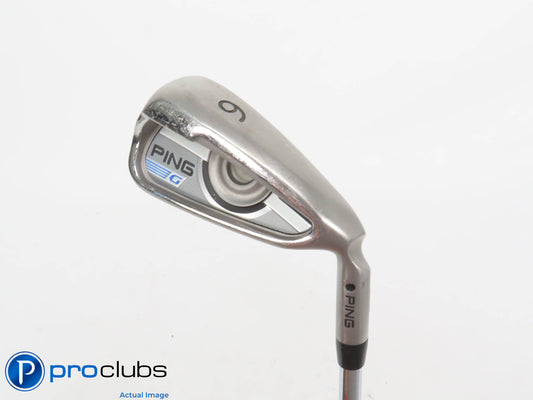 Nice! Ping G 6 Iron Black Dot - PING AWT 2.0 Stiff Flex - 412305