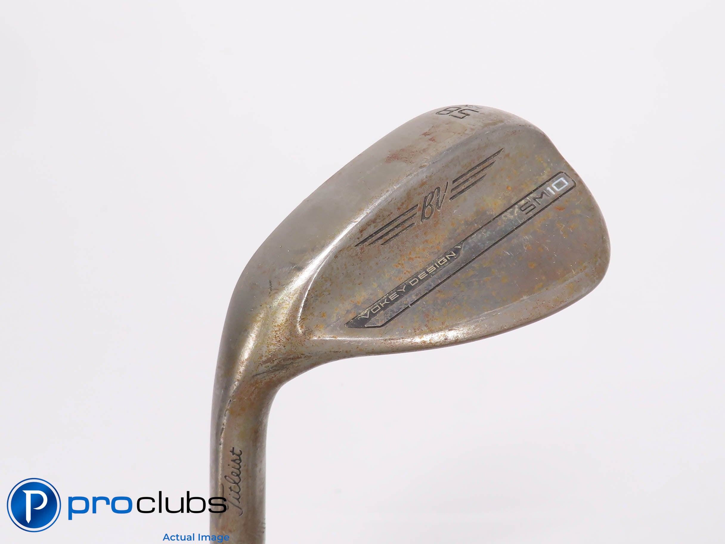 Left Handed Titleist Vokey SM10 RAW 58*(14*) Wedge K-Grind - DG Stiff #454946
