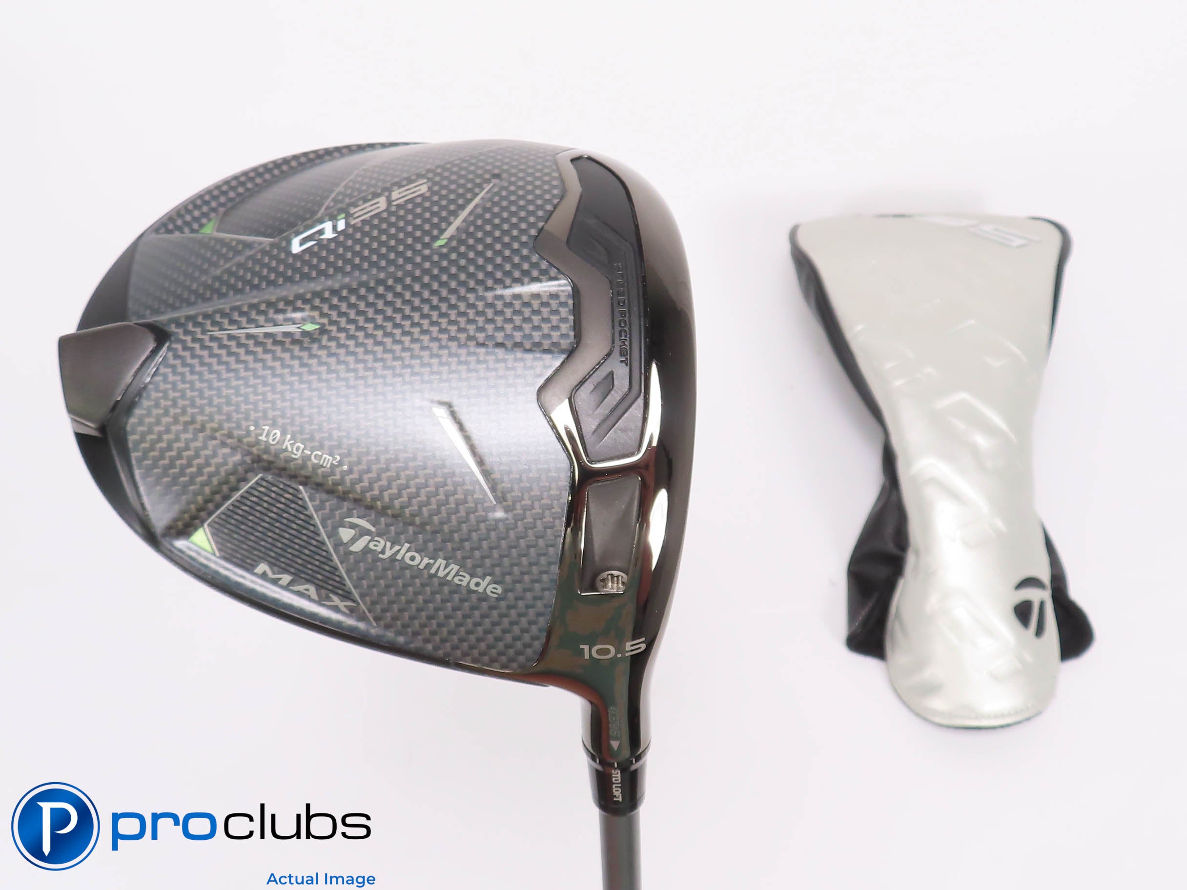 Mint TaylorMade Qi35 MAX 10.5* DRIVER w/Cover Air Speeder 50 Regular Flex 454910