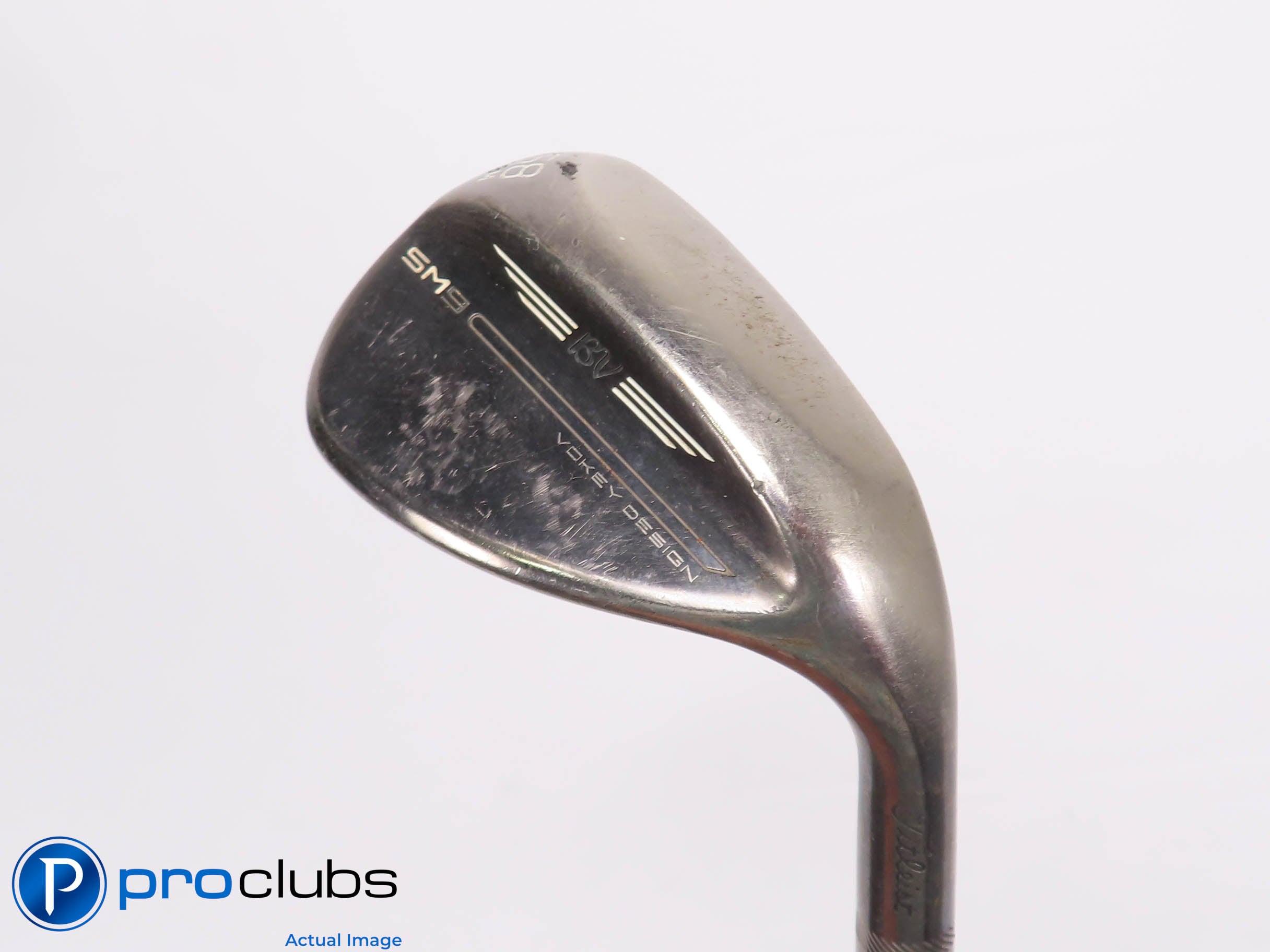 Titleist Vokey SM9 Brushed Steel 58*(8*) WEDGE M-Grind - Vokey Wedge Flex 454956