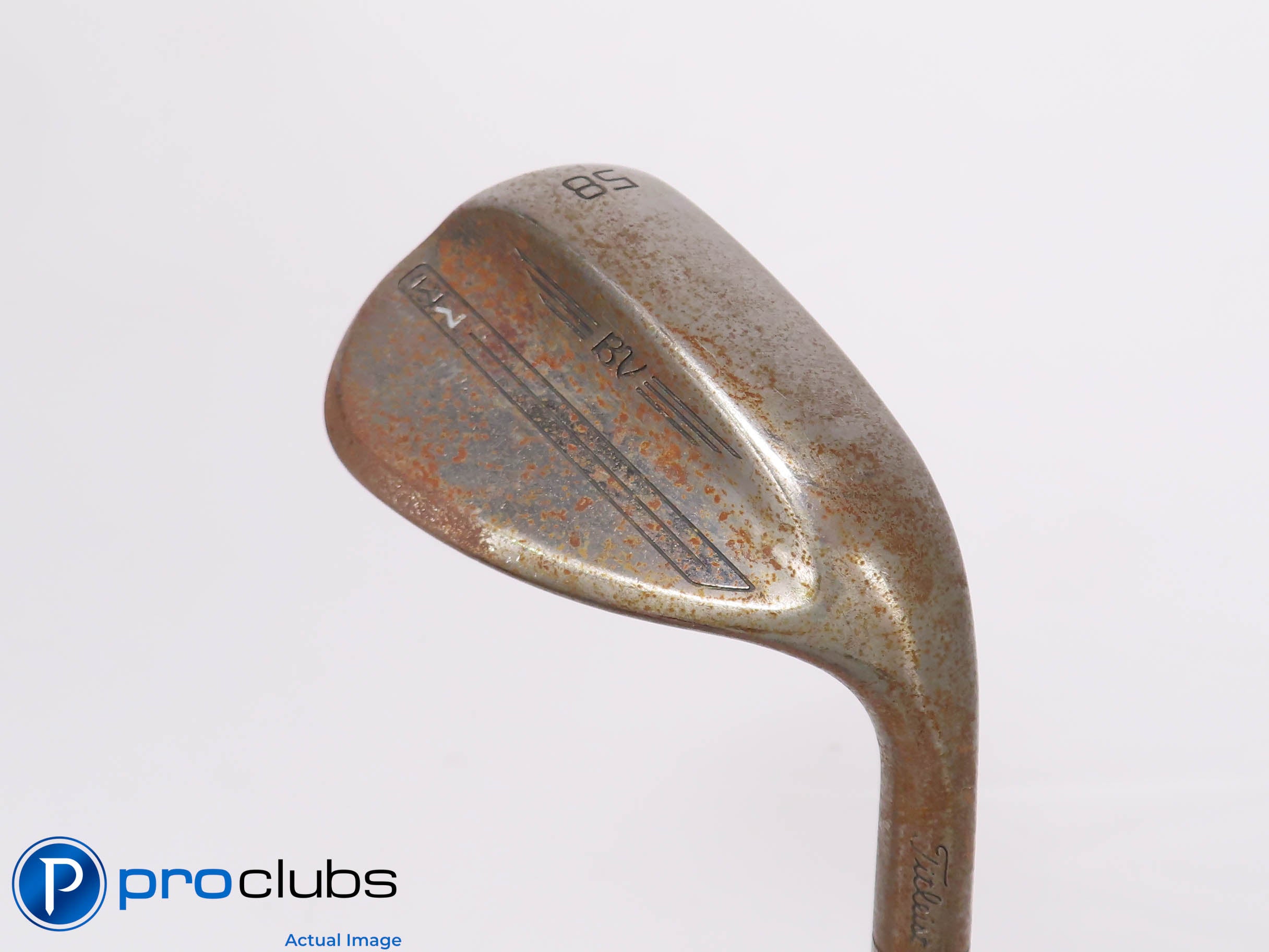 Titleist Vokey Wedgeworks RAW 58* A+ Grind Wedge - DG 120g S300 Stiff - 454955