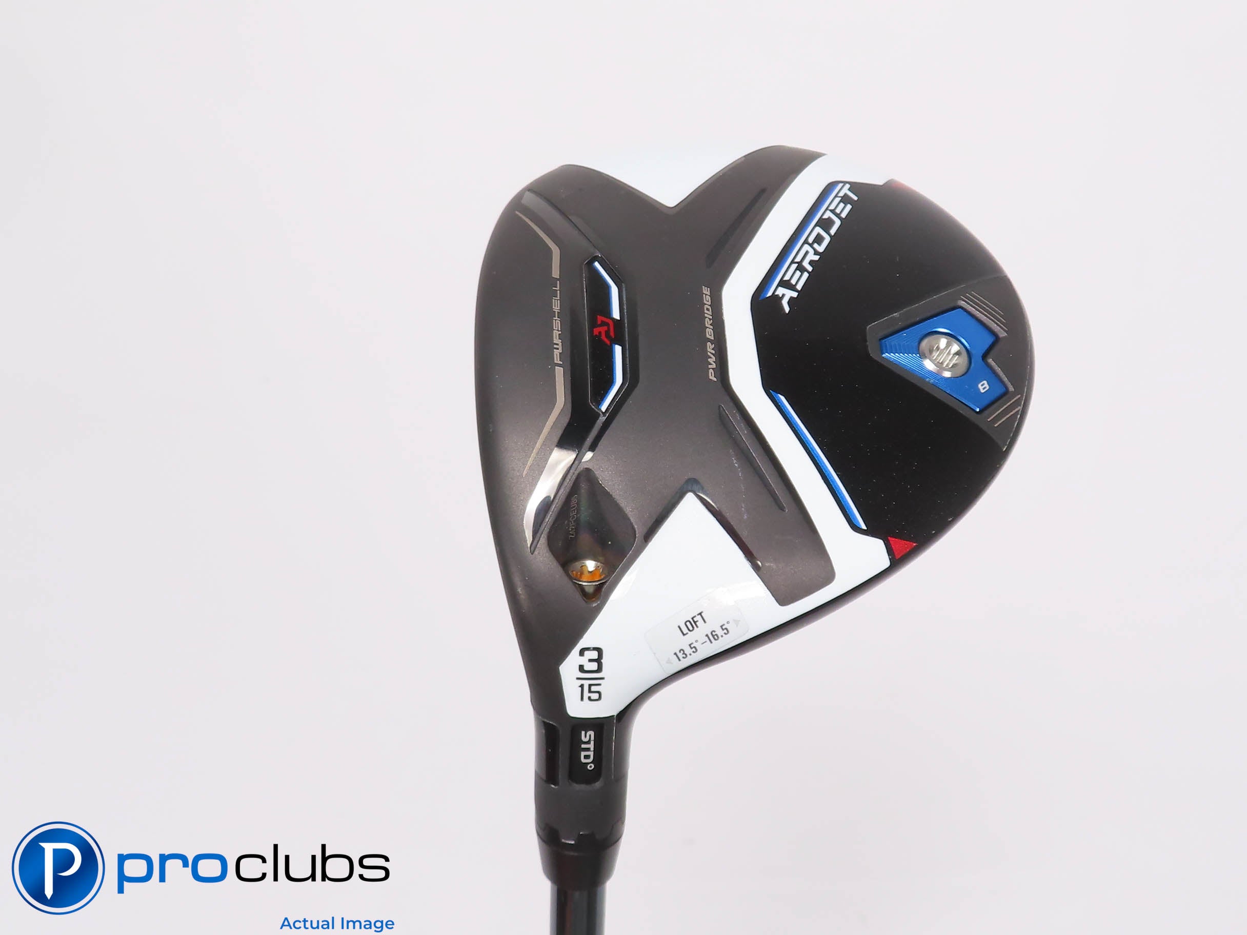Left Handed Cobra AEROJET 15* 3 Wood - UST LINQ Blue 7F4 Stiff Flex - 453042