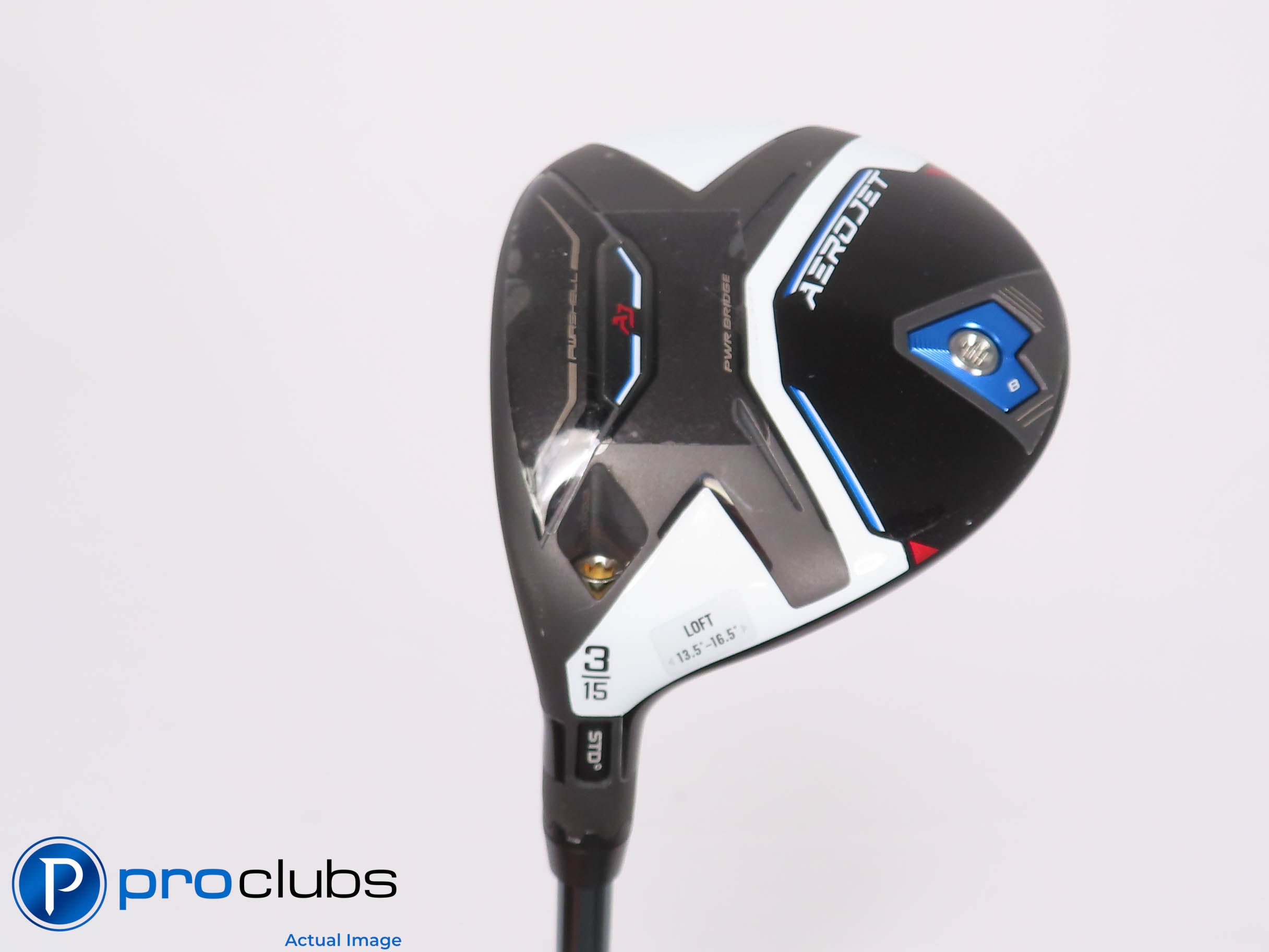 Left Handed Cobra AEROJET 15* 3 Wood - UST LINQ Blue 7F4 Stiff Flex - 453046