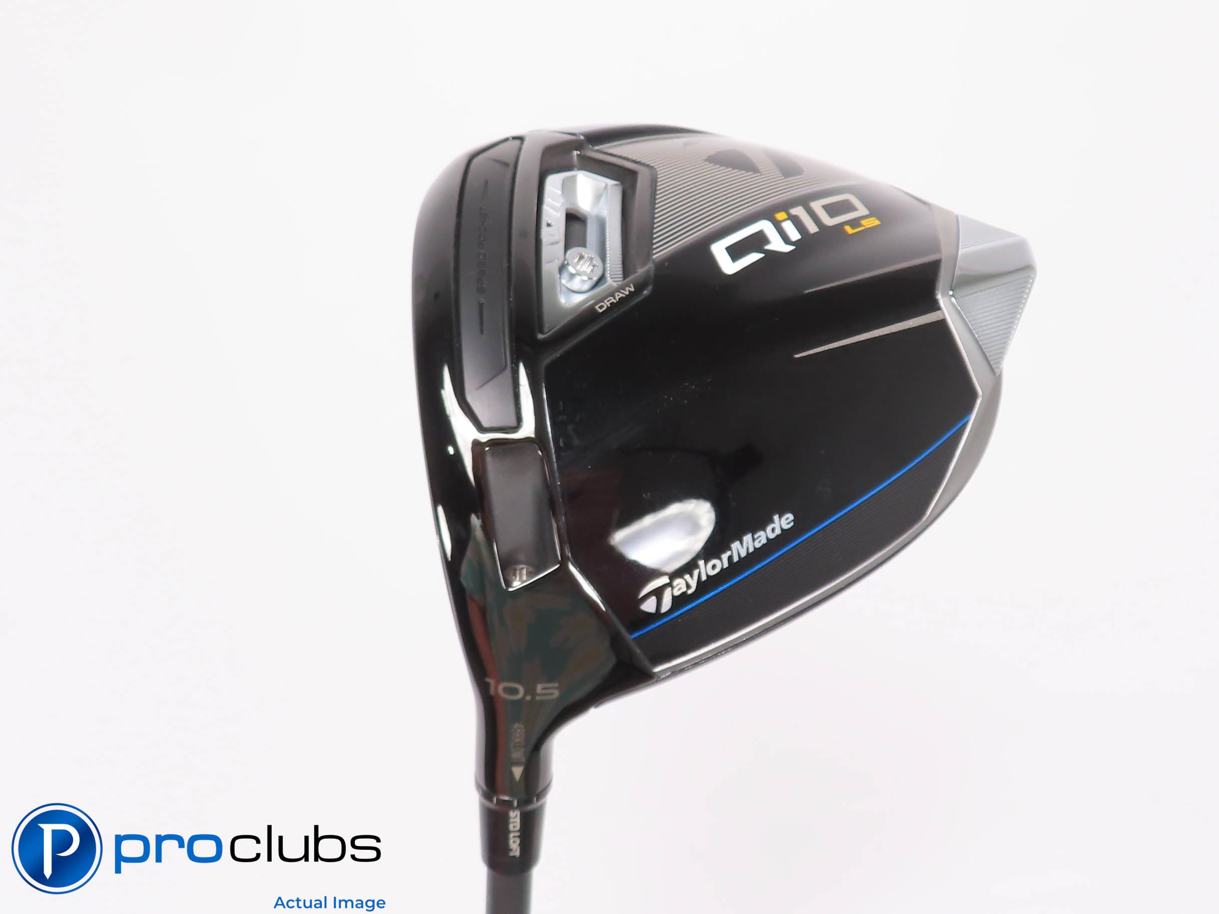Left Handed TaylorMade Qi10 LS 10.5* Driver - HZRDUS Smoke 70g X-Flex #454941