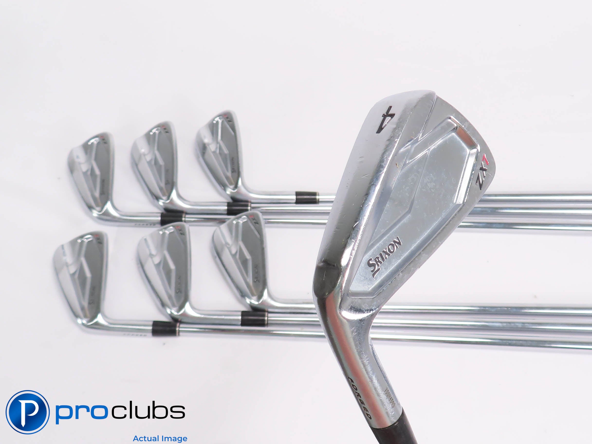 Left Handed Srixon ZX7 4-PW IRON SET - Project X 6.5 X-Flex Steel +1/2" 454715