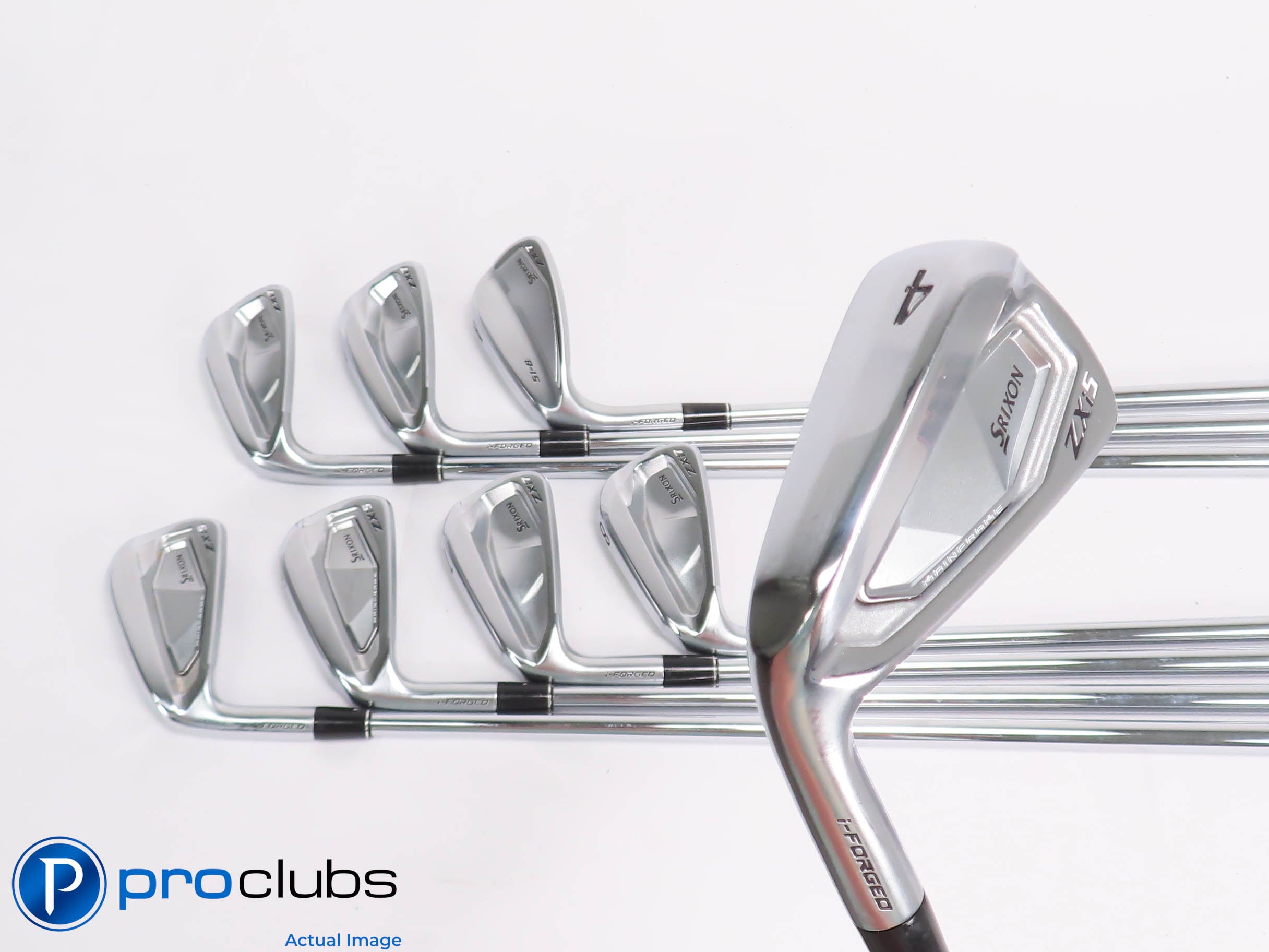 Nice Left Handed Srixon ZXi5/ZXi7 4-PW,AW Combo IRON SET Project X X-Flex +1/2"