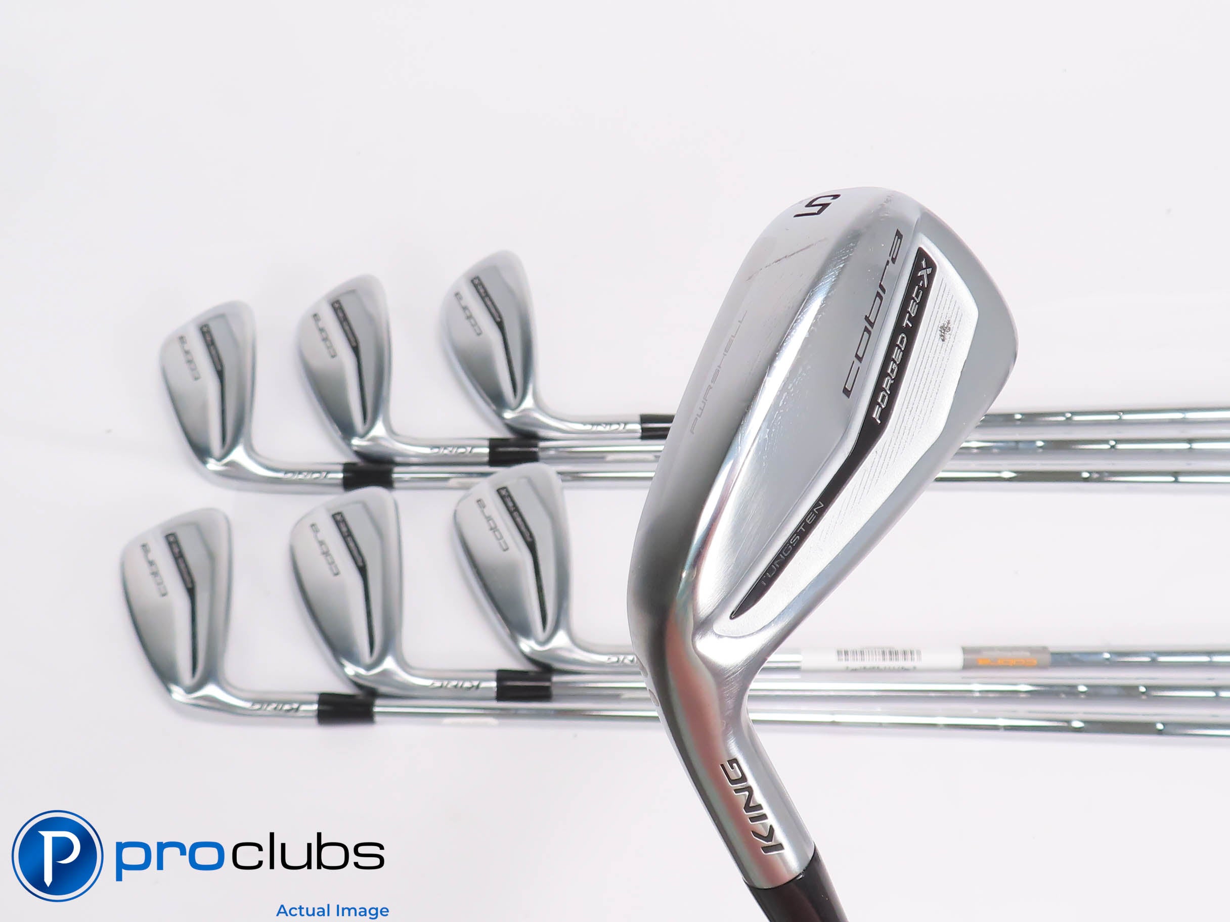 Left Handed Cobra '23 Forged Tec-X 5-PW,GW IRON SET - Regular Flex Steel 454444