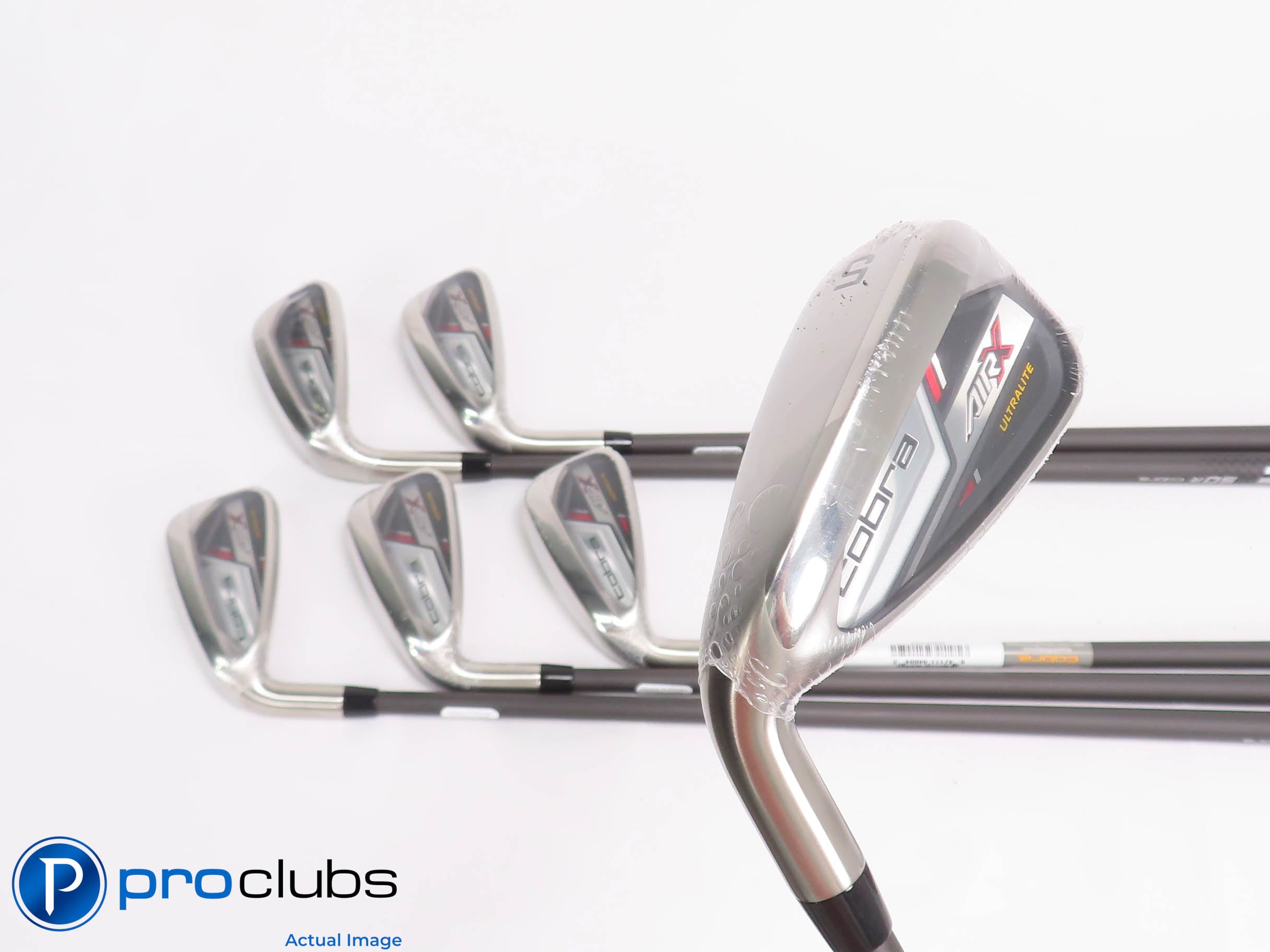 NEW Left Handed Cobra '23 AIR-X 5-PW IRON SET - Regular Flex Graphite 454510