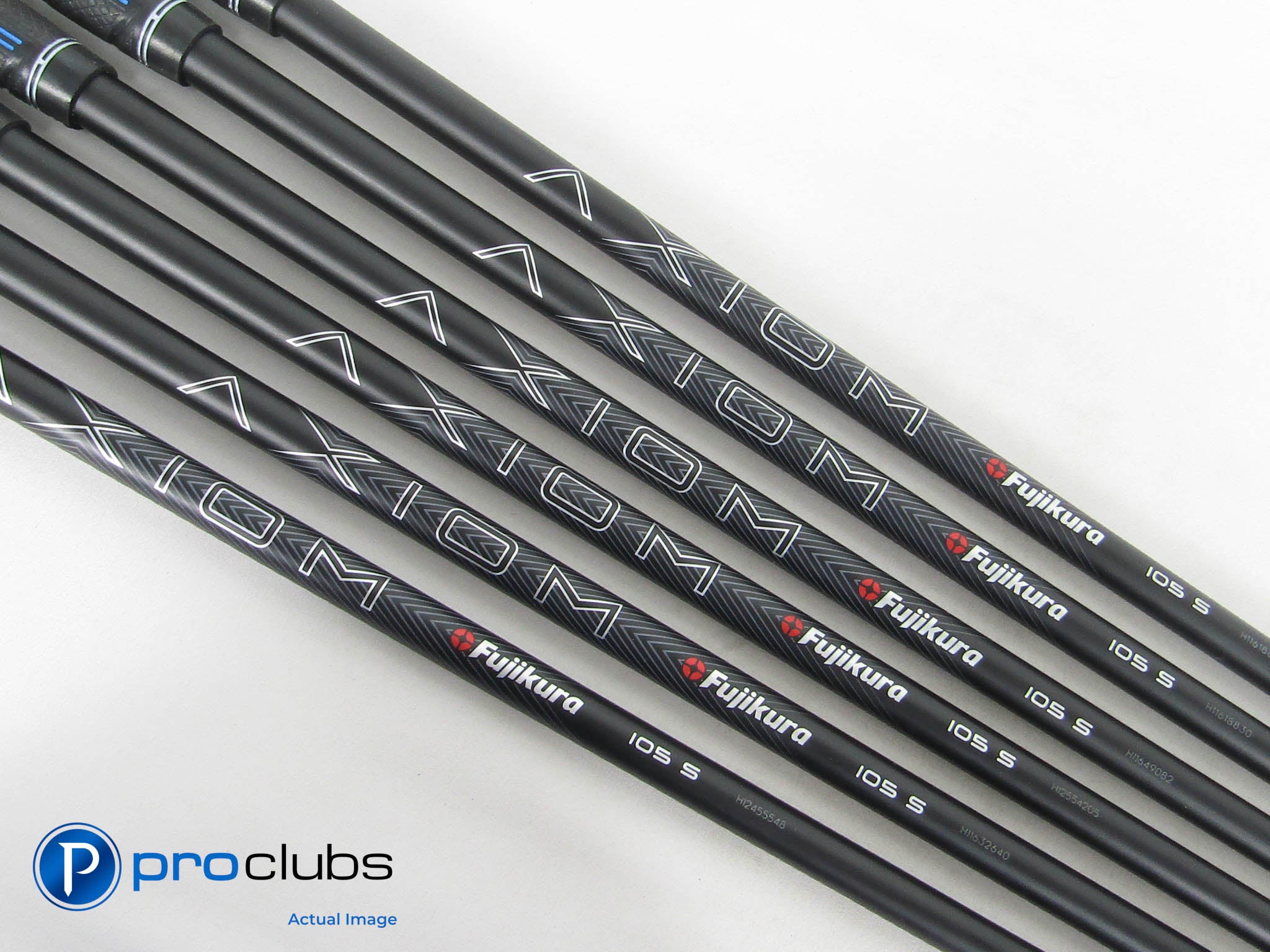 6pc Fujikura AXIOM VeloCore 105 Stiff Flex Graphite Iron Shaft Set .355" #454819