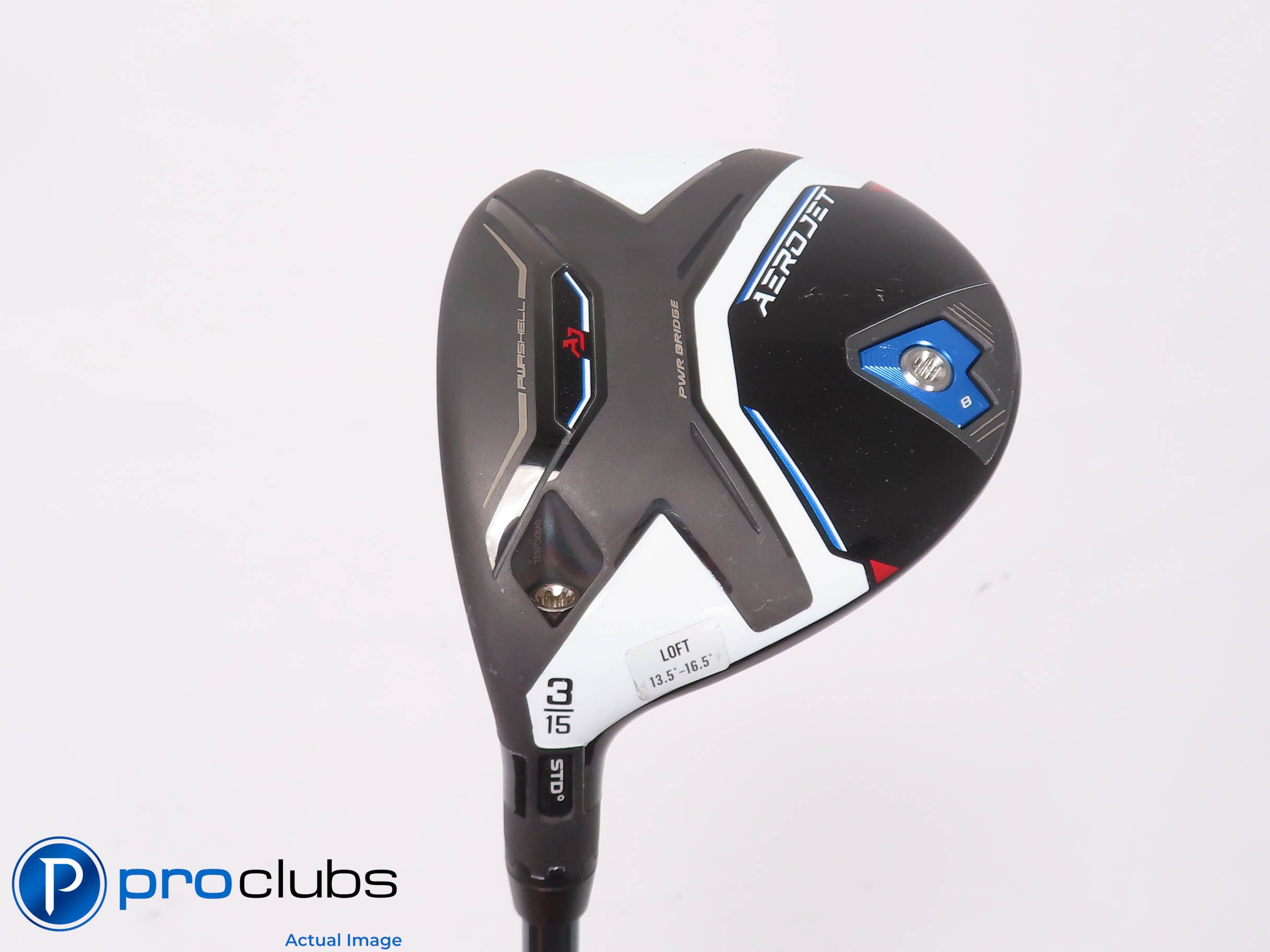 Left Handed Cobra AEROJET 15* 3 WOOD - LINQ Blue M40X 6F3 Regular Flex 452286