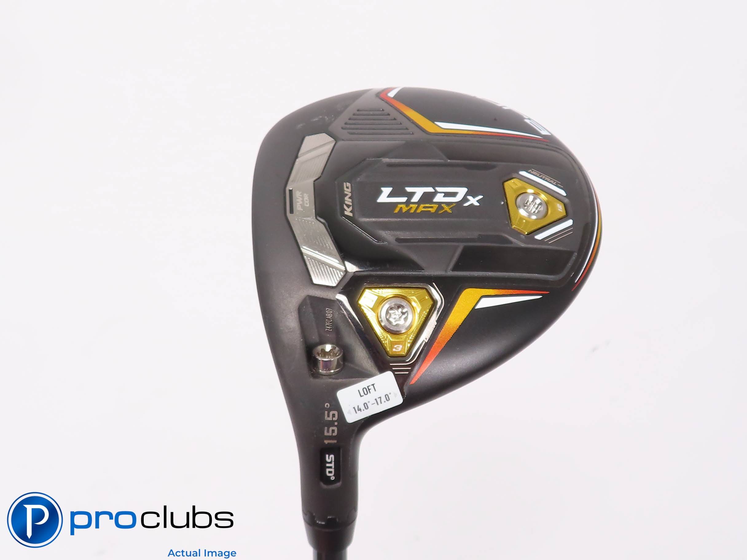Left Handed Cobra LTDx MAX 15.5* 3 WOOD Black- LINQ Blue 6F3 Regular Flex 452247