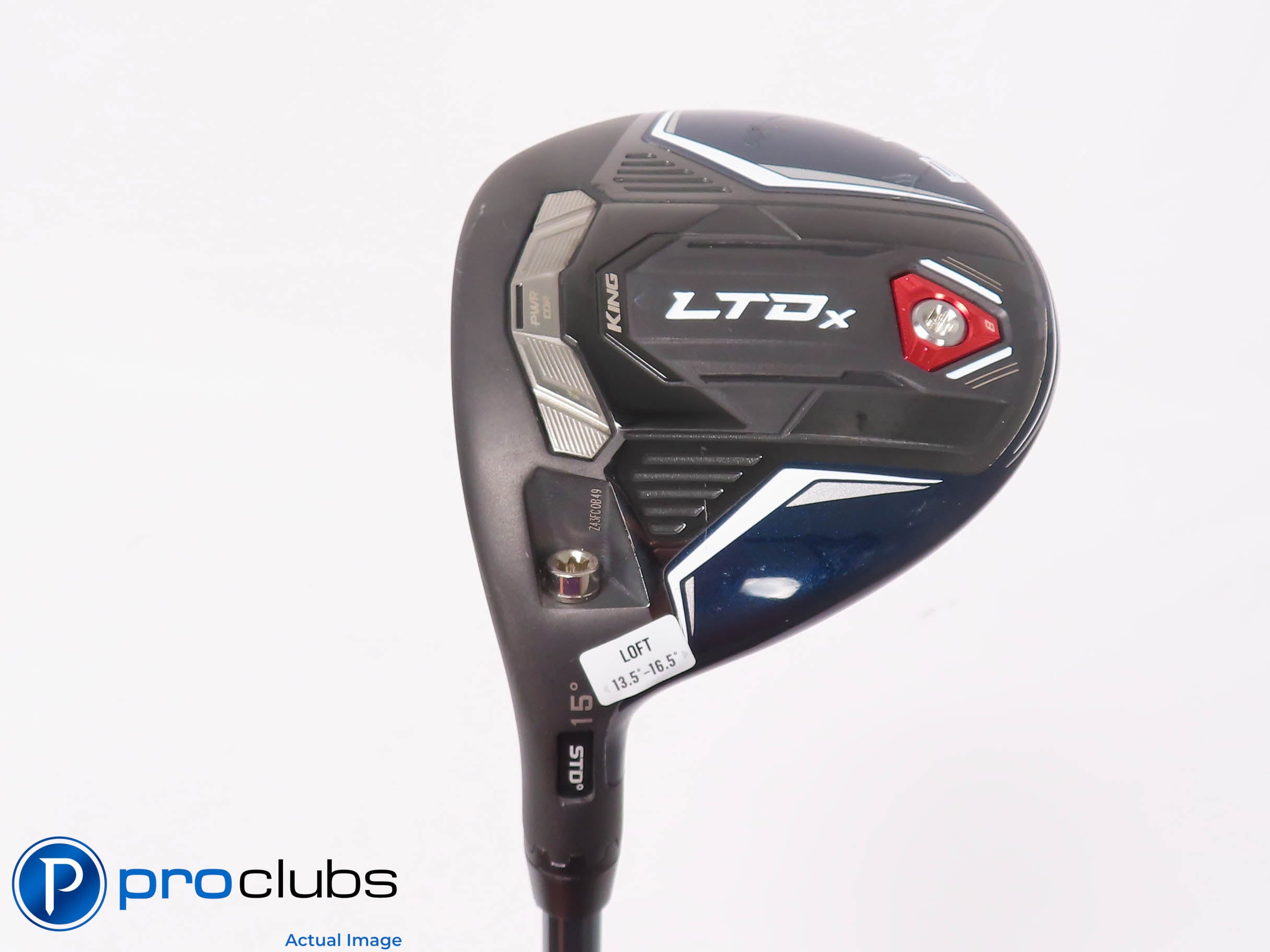 Left Handed Cobra LTDx 15* 3 WOOD Peacoat - LINQ Red M40X 5F2 Senior Flex 452256
