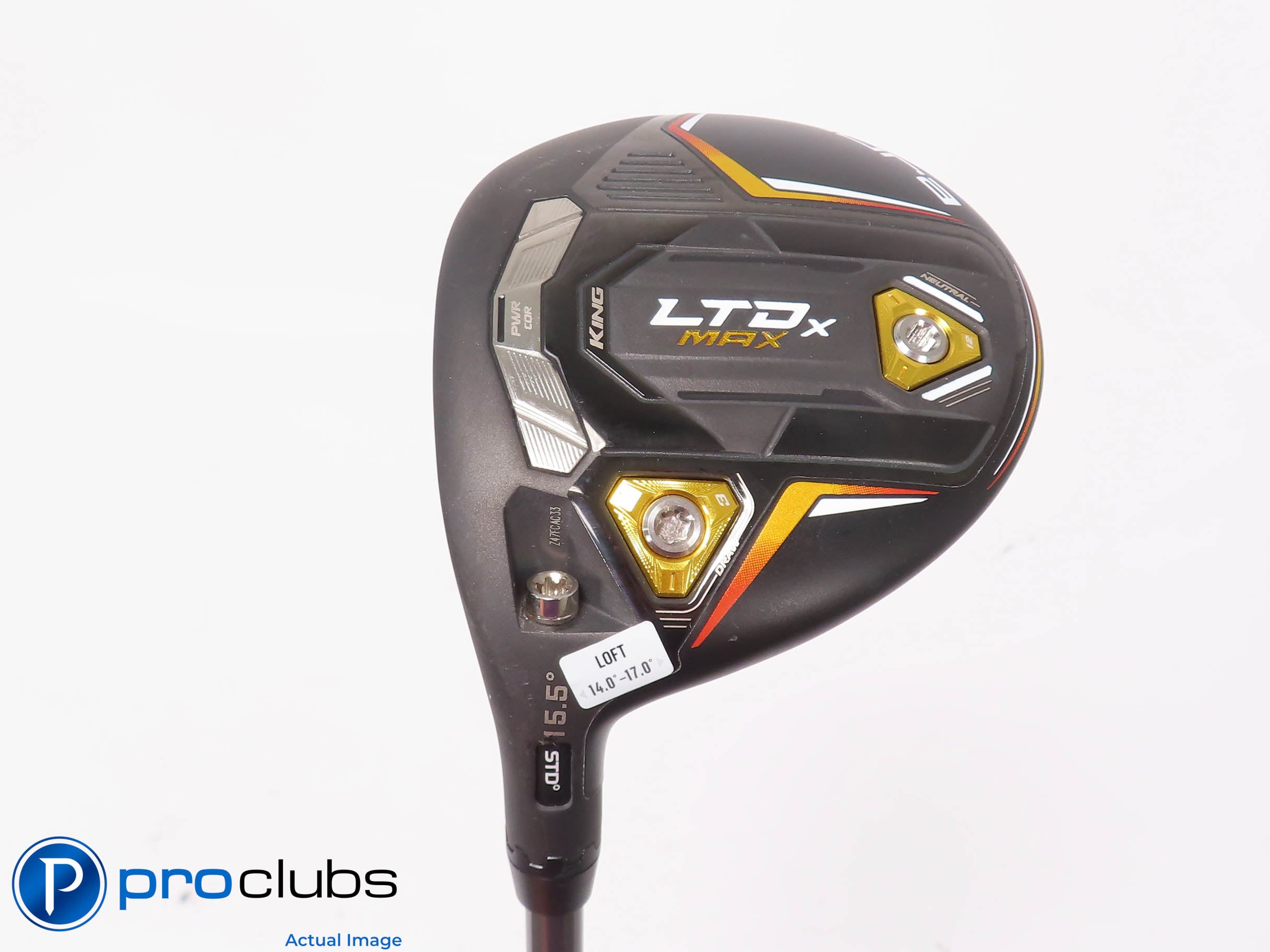 Left Handed Cobra LTDx MAX 15.5* 3 WOOD Black Riptide CB 50g Regular Flex 452258