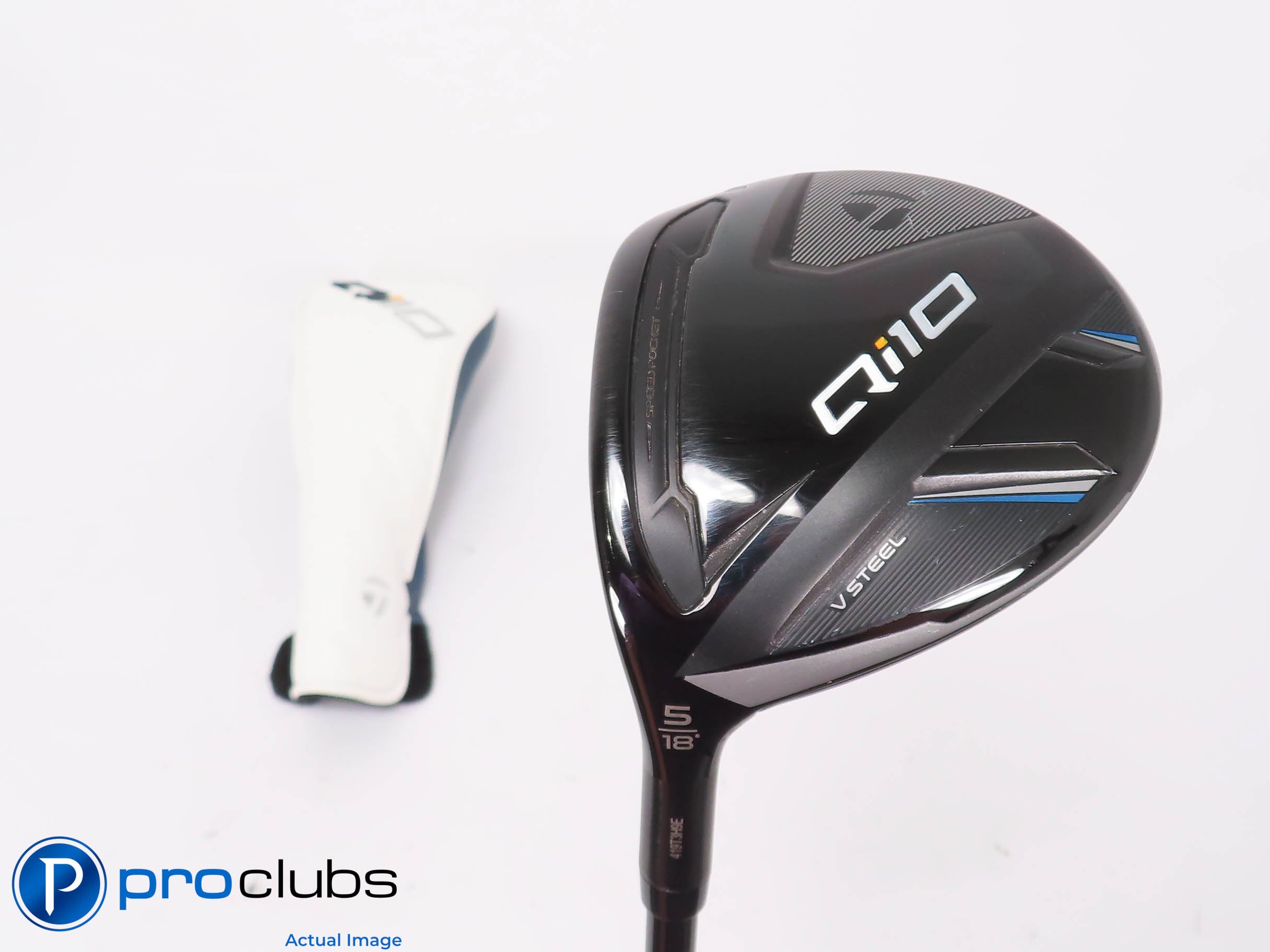 Left Handed TaylorMade Qi10 18* 5 Wood w/HC - Ventus TR Blue 6-S Stiff - 452405