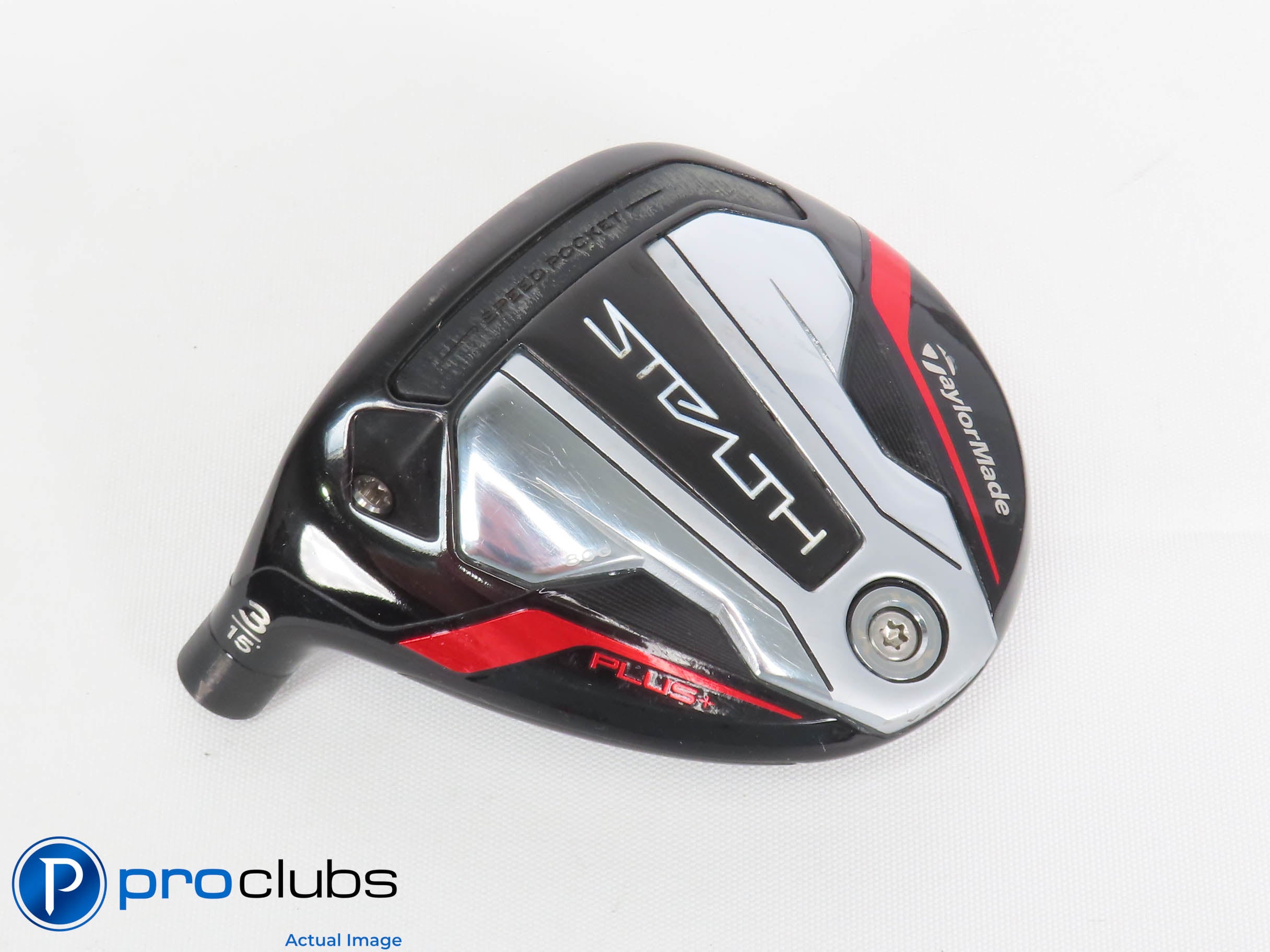 Nice Left Handed TaylorMade STEALTH PLUS Titanium 15* 3 Wood HEAD ONLY 454944