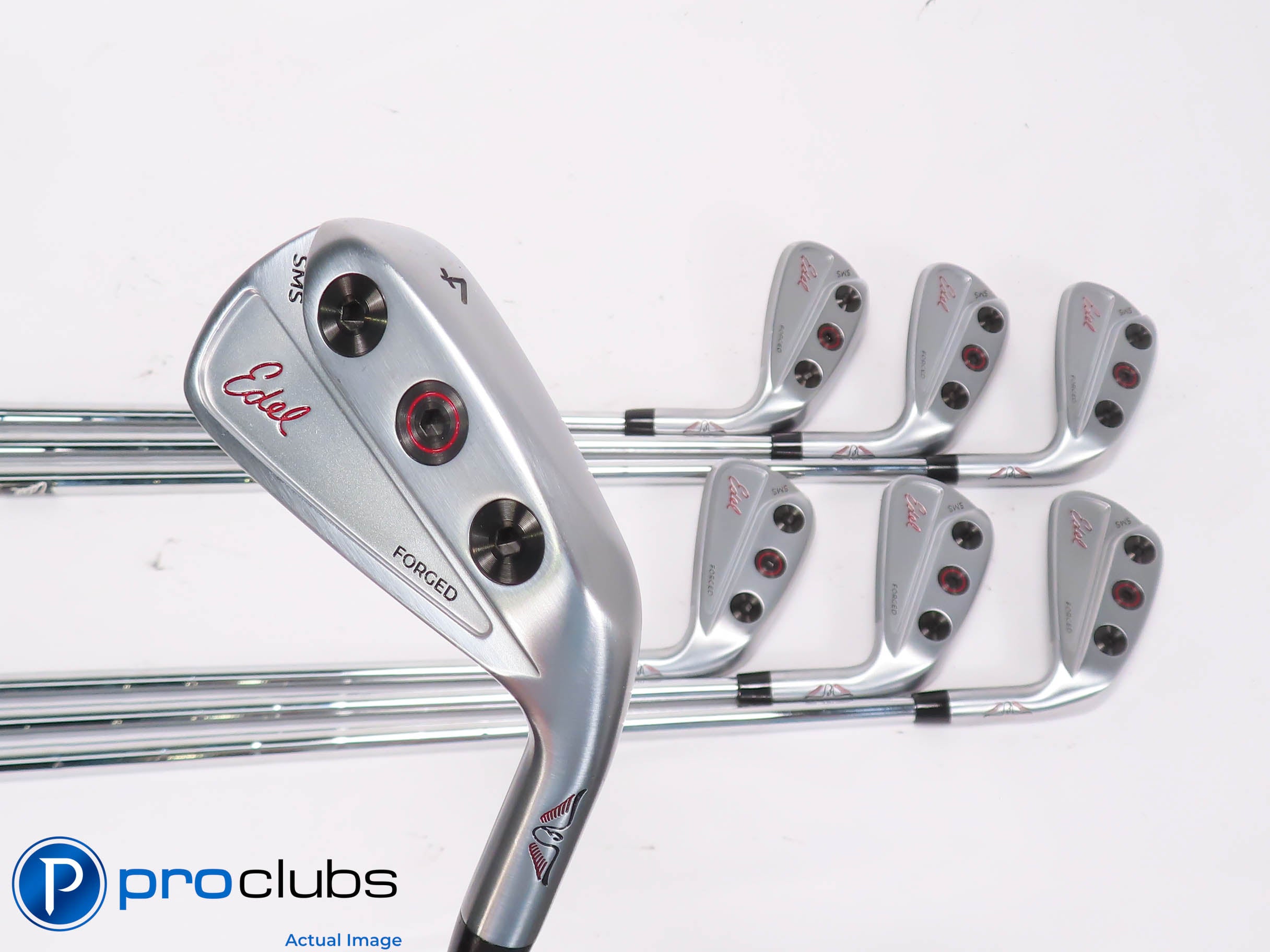 Nice EDEL SMS Forged 4-PW IRON SET - KBS Tour 120 Stiff Flex Steel 452659