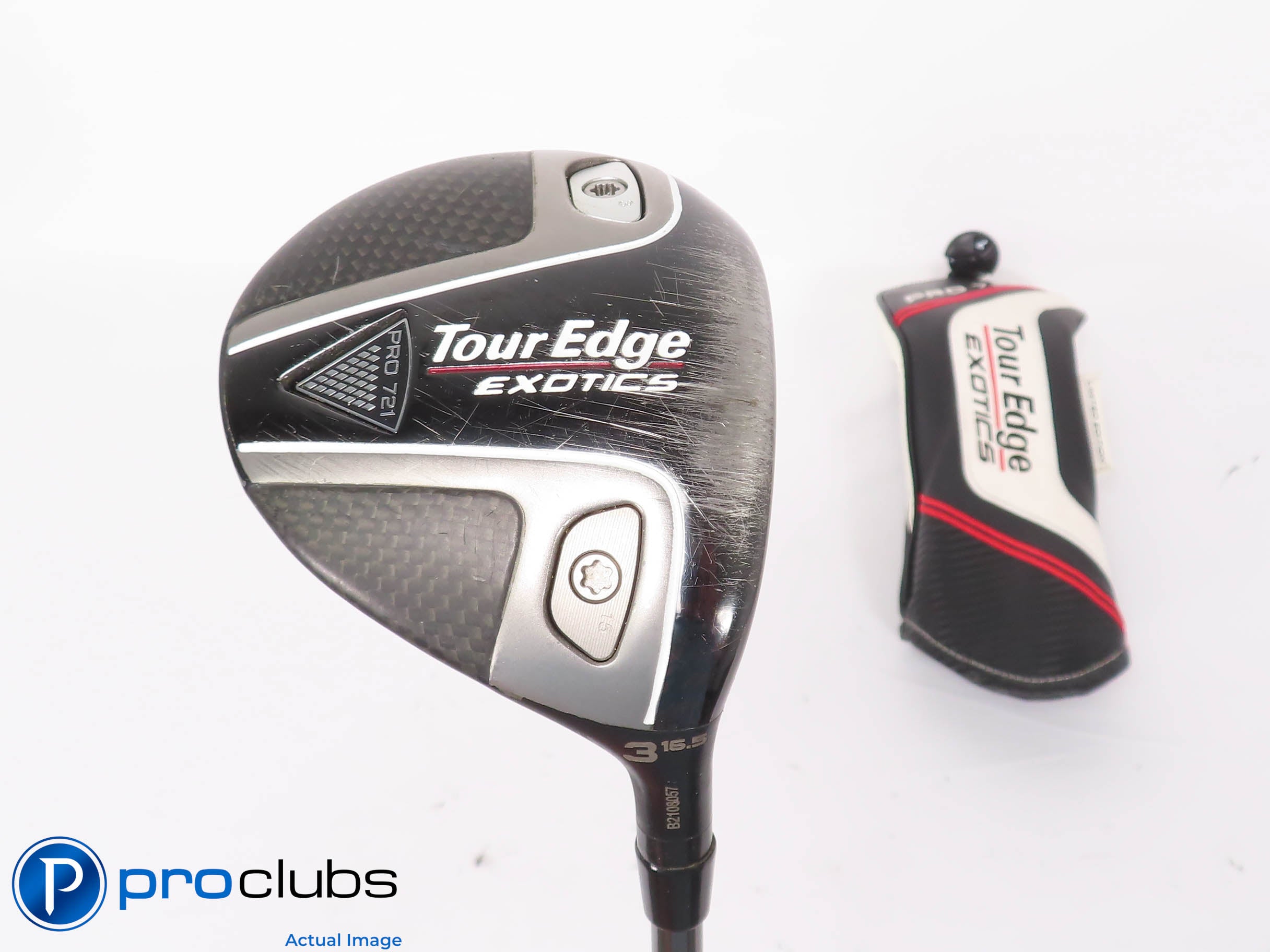Tour Edge Exotics Pro 721 16.5* 3 Wood w/ HC - Aldila Rogue MAX 65g Reg - 452831