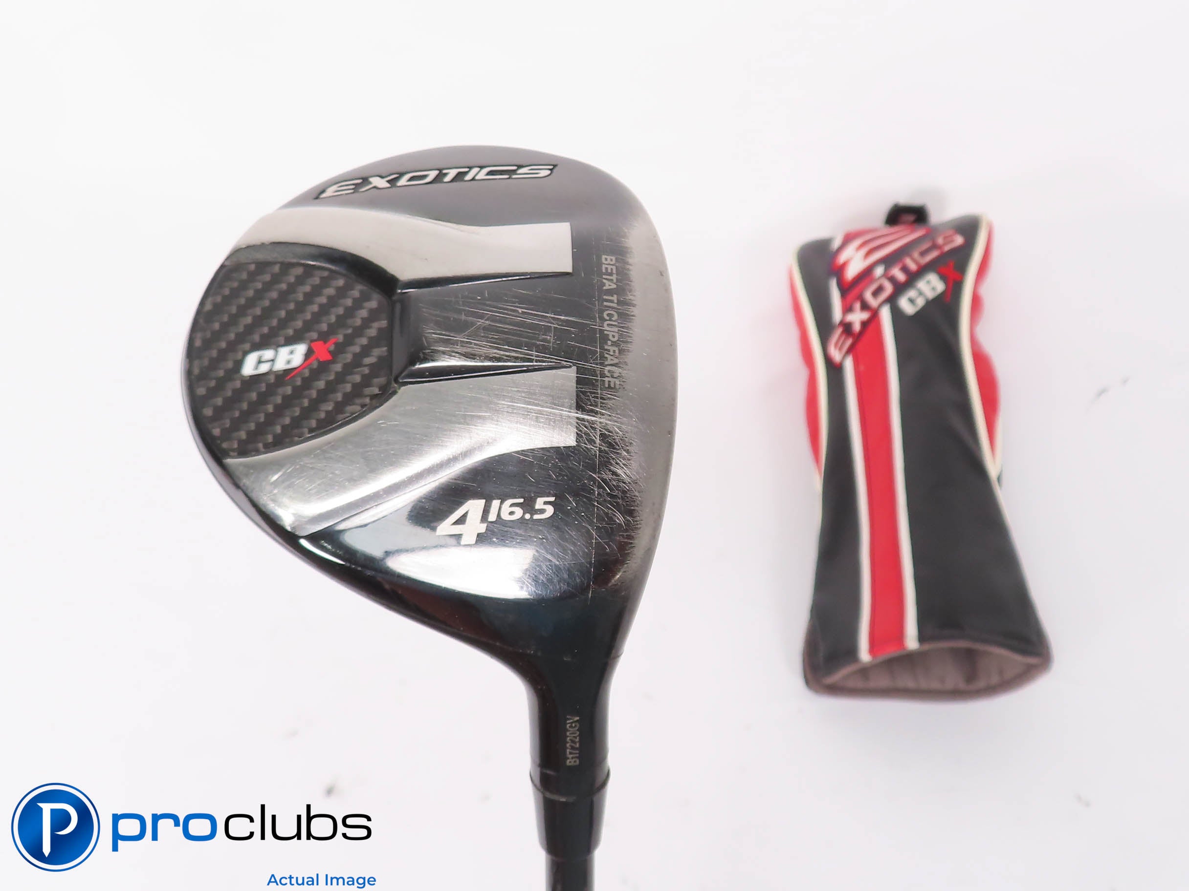 Tour Edge Exotics CBX 16.5* 4 Wood w/ HC - Tensei AV Raw Orange 65g Stiff 452830