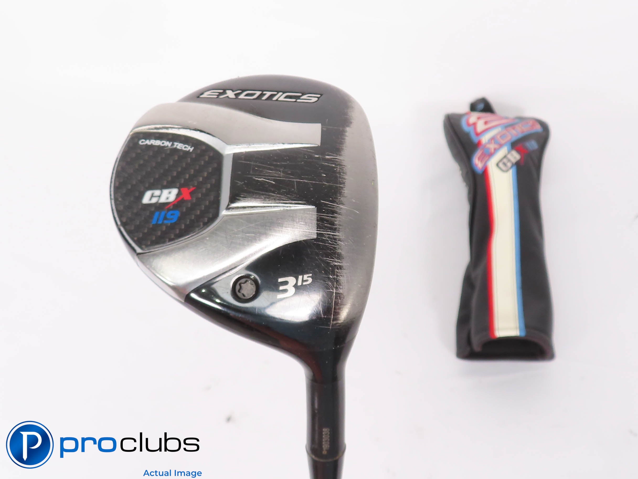 Tour Edge Exotics CBX 119 15* 3 Wood w/ HC - UST ProForce V2 75g Stiff - 452829
