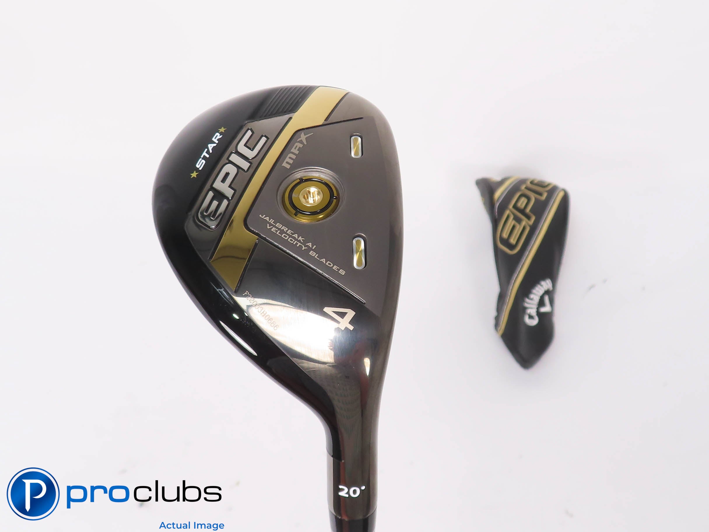 Nice Callaway Epic MAX Star 20* 4 HYBRID w/Cover - ATTAS 50 Regular Flex 453142