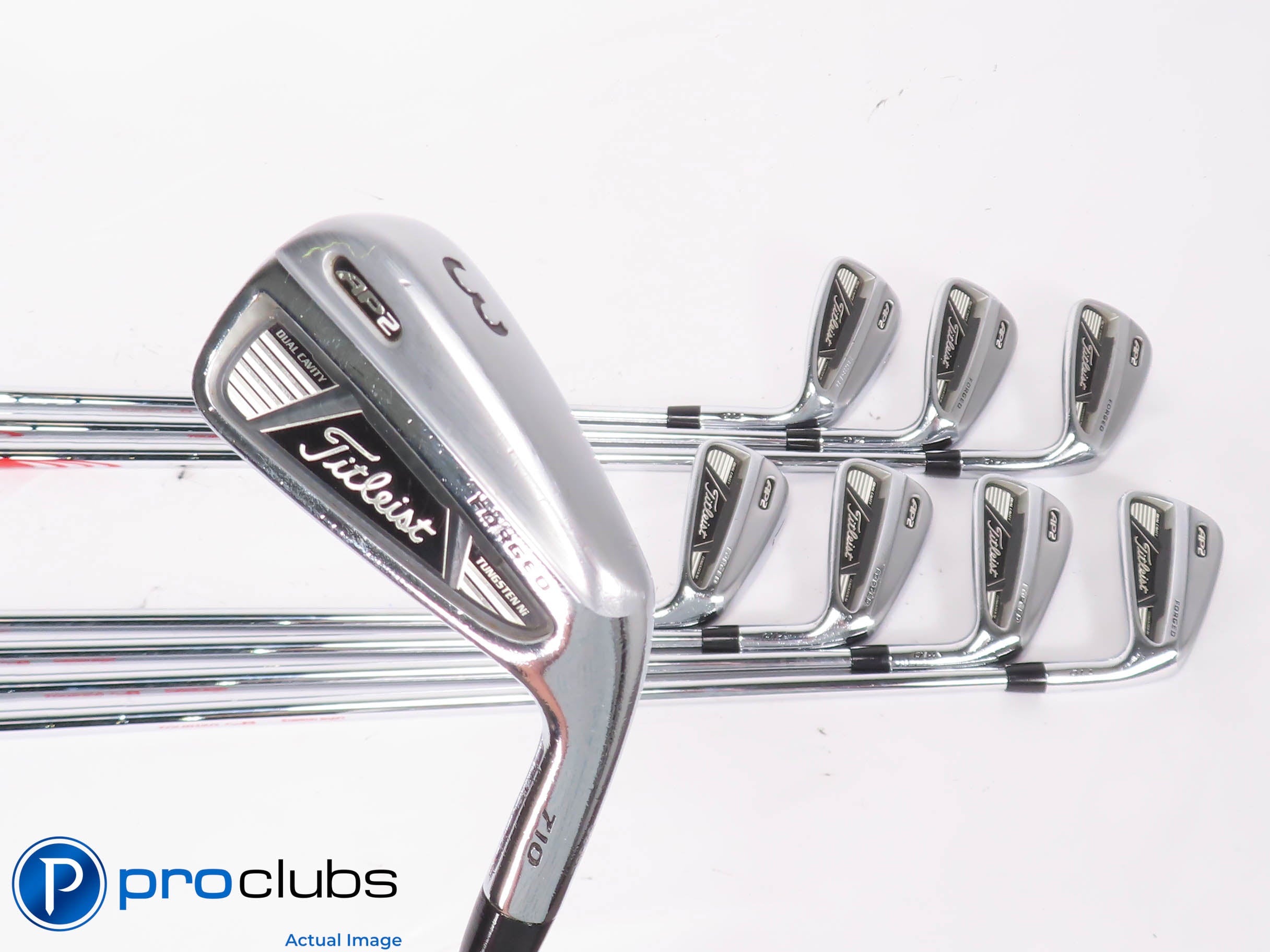 Titleist 710 AP2 Forged 3-PW IRON SET - Modus 120 Stiff Flex Steel +1/2" 452183