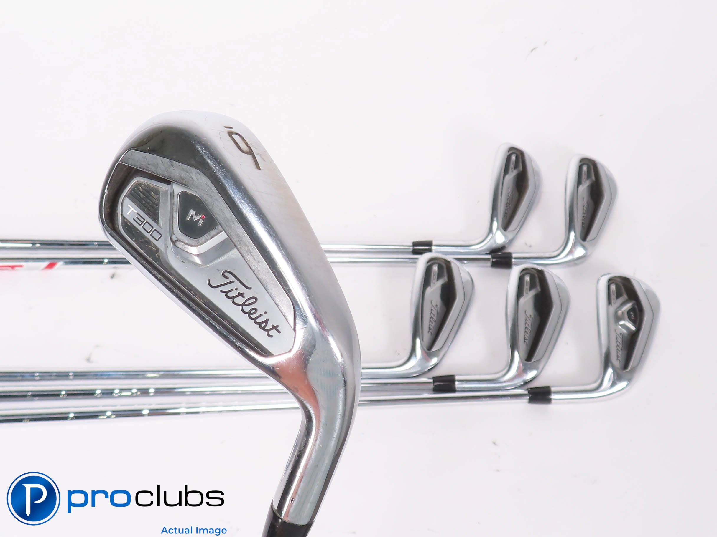 Titleist '21 T300 6-PW,GW IRON SET - AMT Red R300 Regular Flex Steel 452861