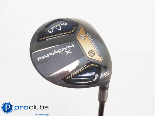 Excellent! Ladies Callaway PARADYM X 18* 5 Wood -Accra FX 3.0 Blue Ladies 410961