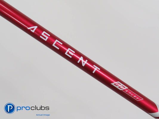 ALDILA ASCENT Red 60 Stiff Flex Driver Shaft w/ TaylorMade Tip #362748