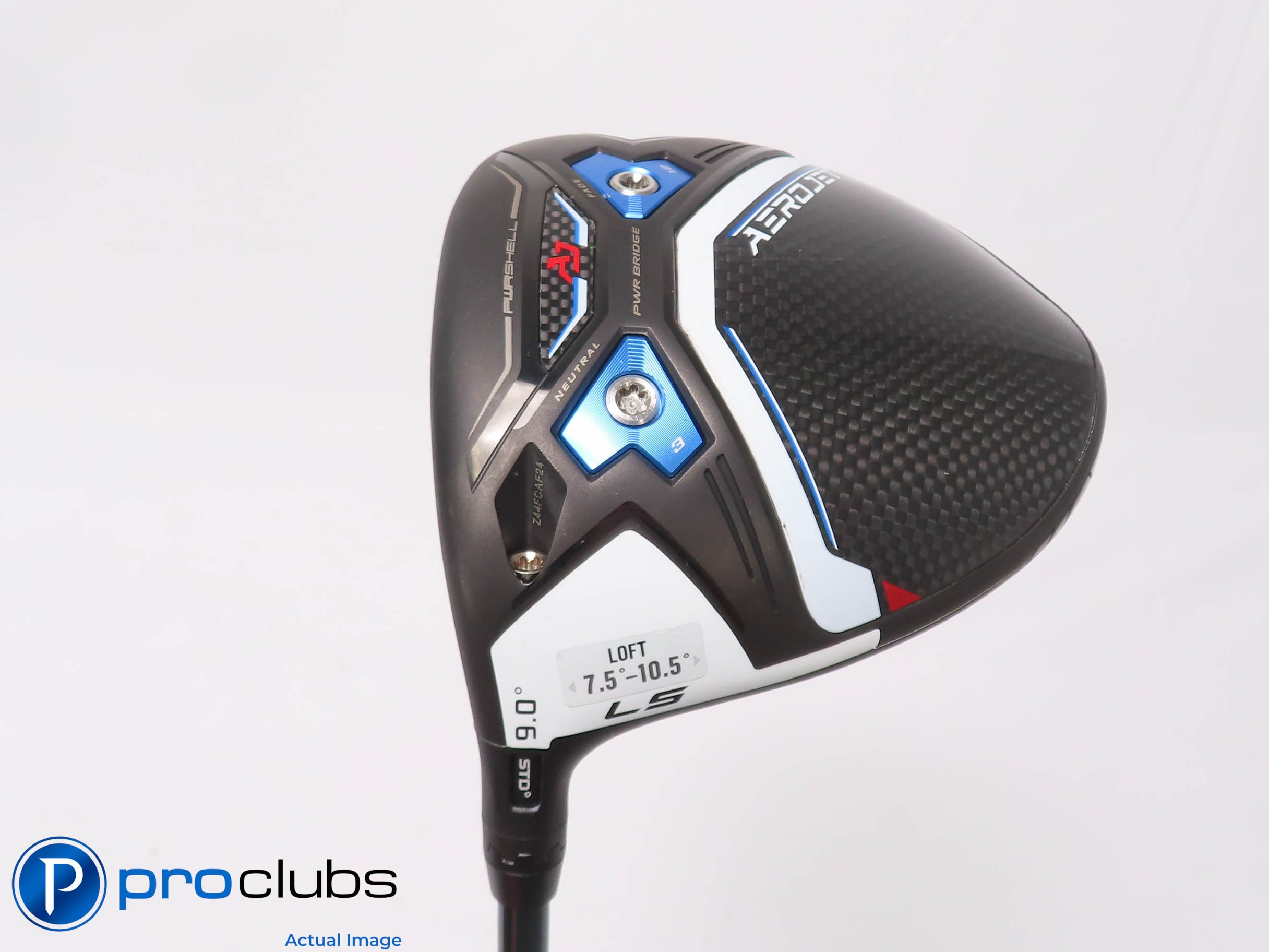 Nice Left Handed Cobra AEROJET LS 9* DRIVER - LINQ White 6F4 Stiff Flex 452494