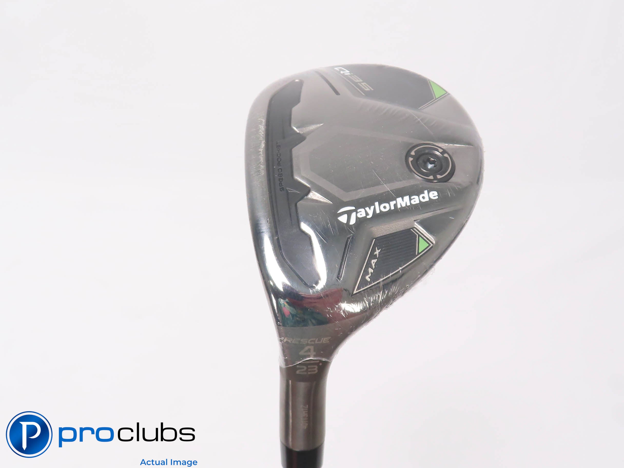 NEW Left Handed TaylorMade Qi35 MAX 23* 4 HYBRID Speeder 50 Regular Flex 453382