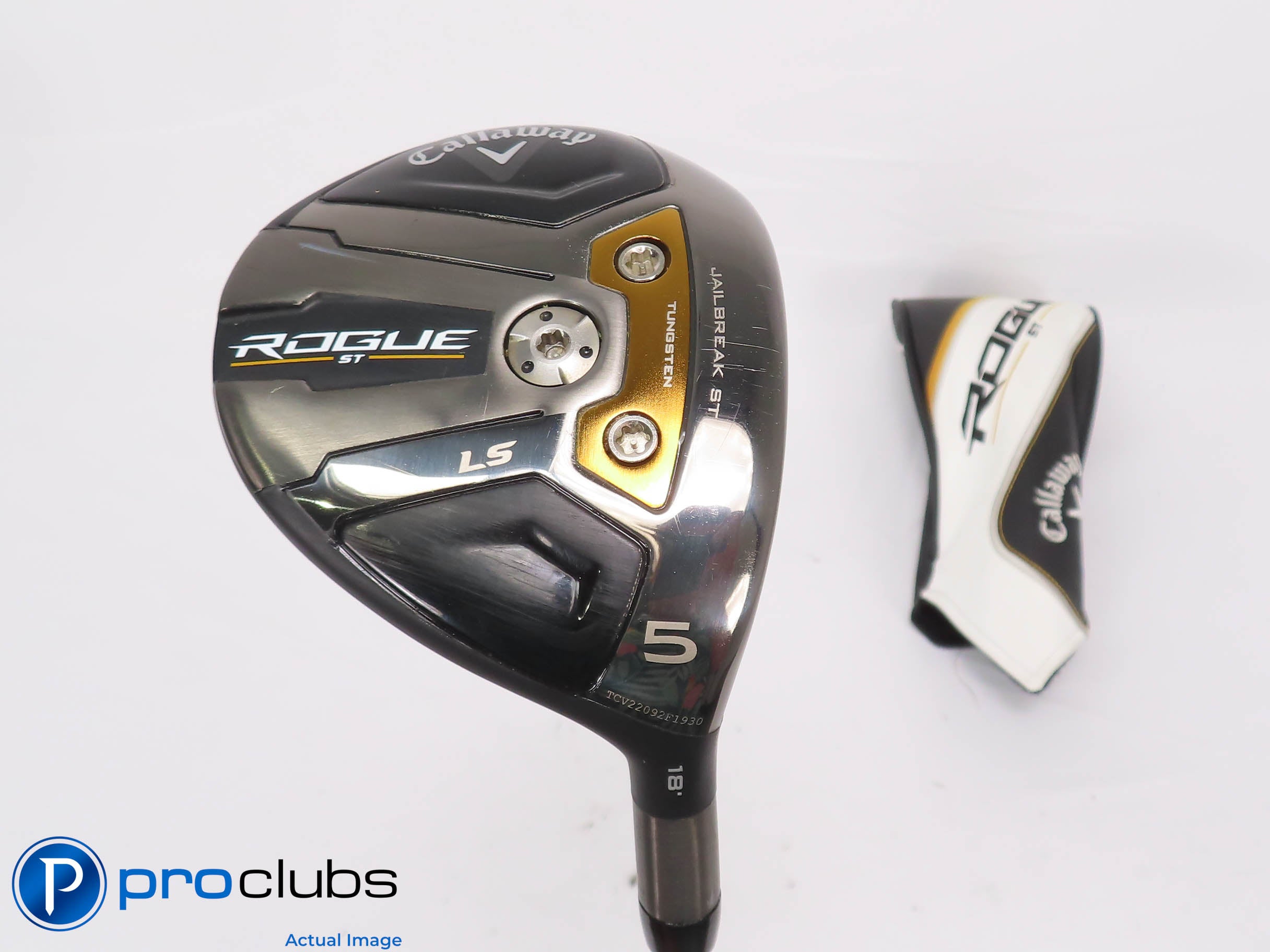 Tour Issue! Callaway ROGUE ST LS 18* 5 Wood w/HC - Tensei Blue Stiff - 453210