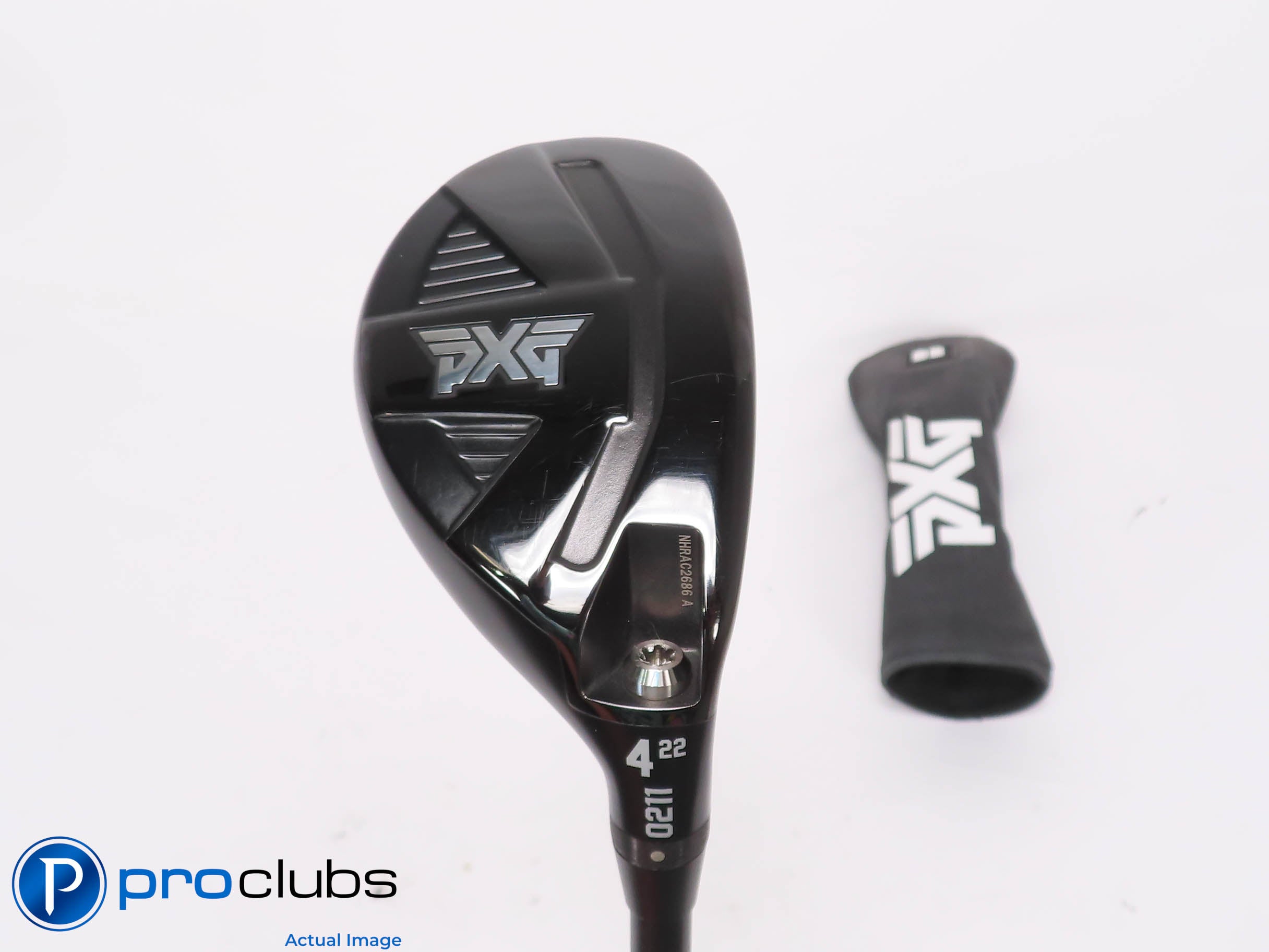 Nice PXG '2022 0211 22* 4 HYBRID w/Cover LAGolf Tour AXS 65 Regular Flex 453139