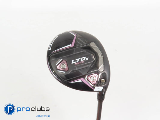 Ladies Cobra KING LTDx MAX 18.5* 3 WOOD Blk/Pink- Riptide 40g Ladies Flex 410743