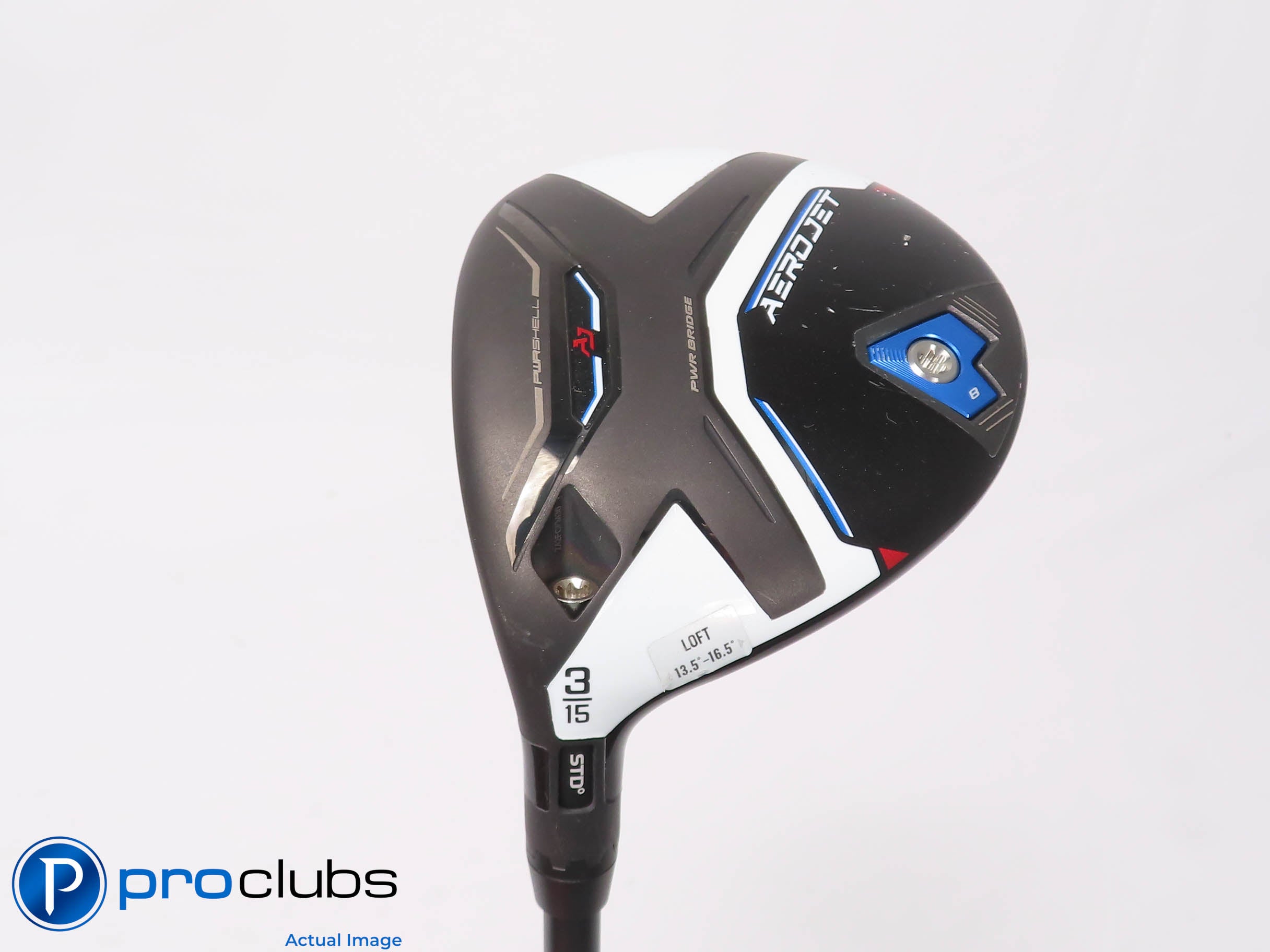 Left Handed Cobra AEROJET 15* 3 Wood - Helium Black 5F3 Regular Flex - 453072