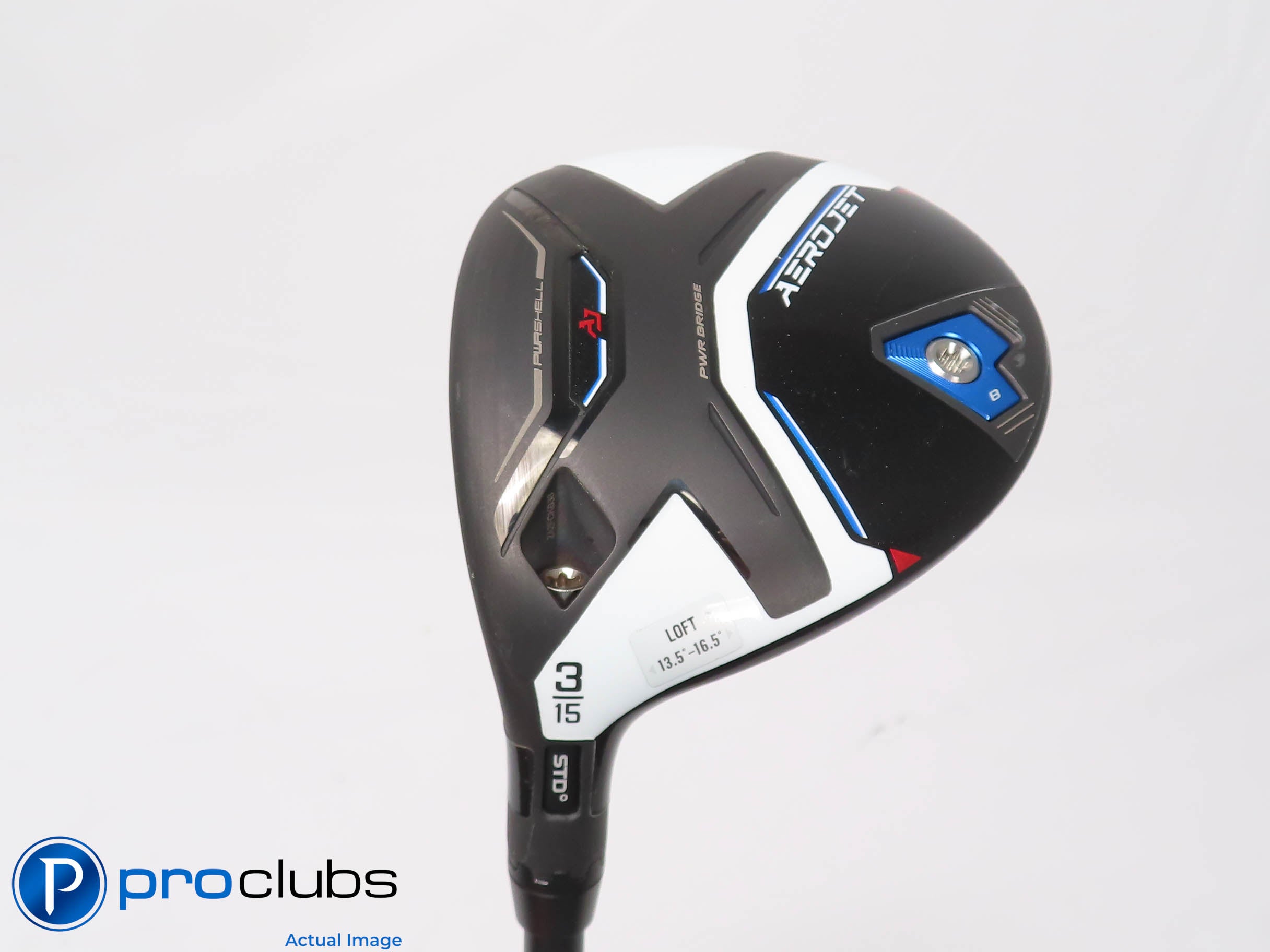 Left Handed Cobra AEROJET 15* 3 Wood - Helium Black 5F3 Regular Flex - 453065
