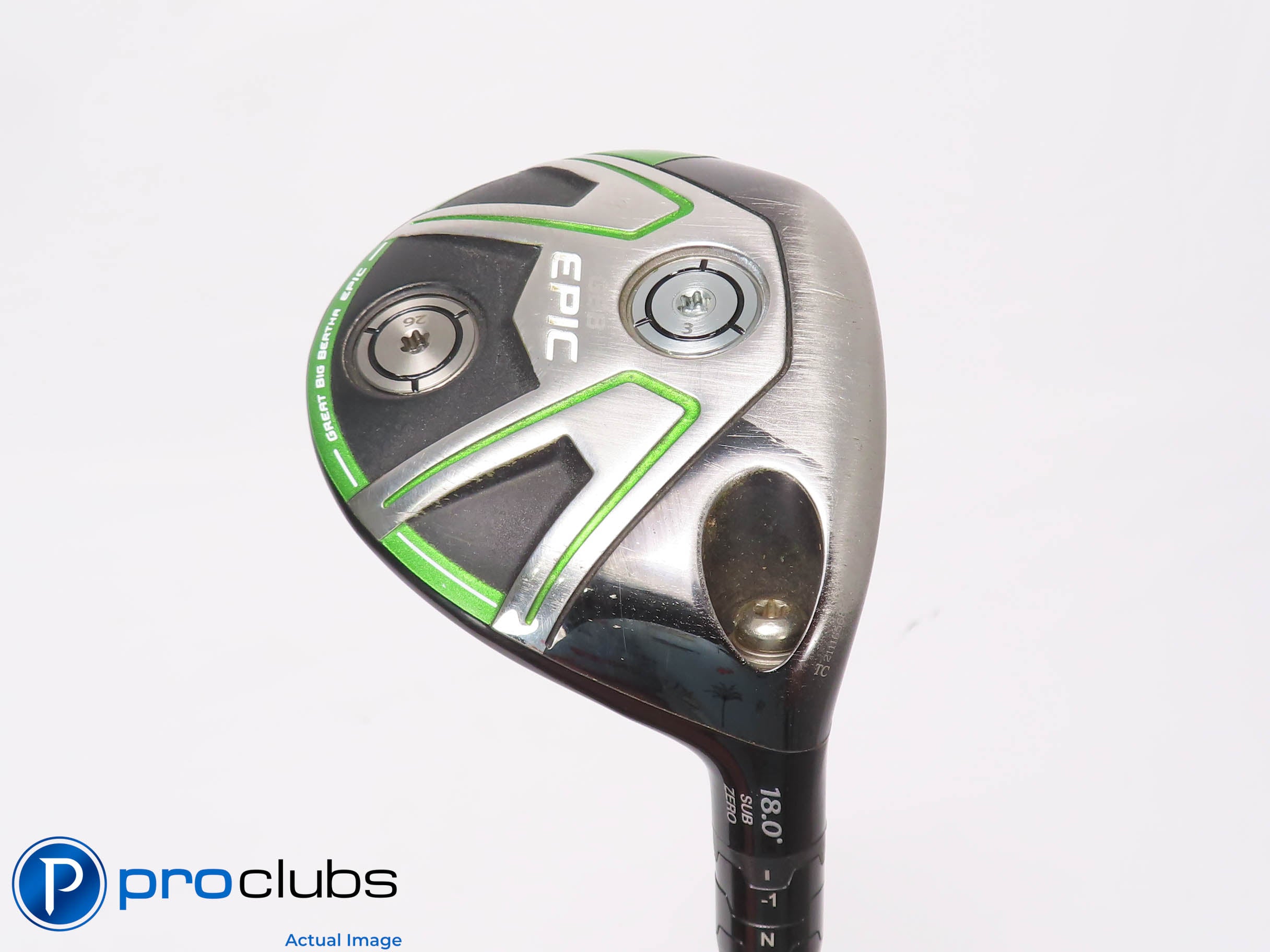 Tour Issue Callaway GBB Epic Sub Zero 18* 5 Wood - Atmos TS Blue 8 X-Flex 453215